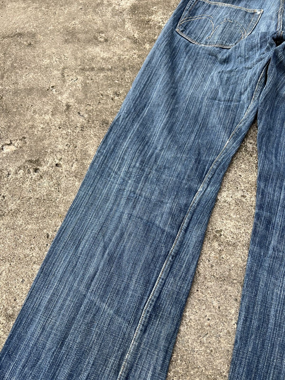 If Six Was Nine Vintage Sugar Canes Selvedge Honolulu Hawaii Distress Jean Size US 30 / EU 46 - 21 Thumbnail