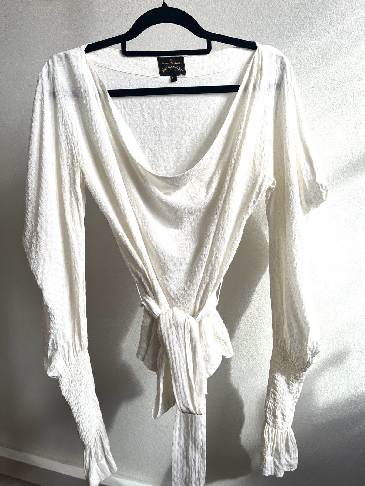 Vivienne Westwood Vivienne Westwood Off-White Blouse Size L / US 10 / IT 46 - 2 Thumbnail