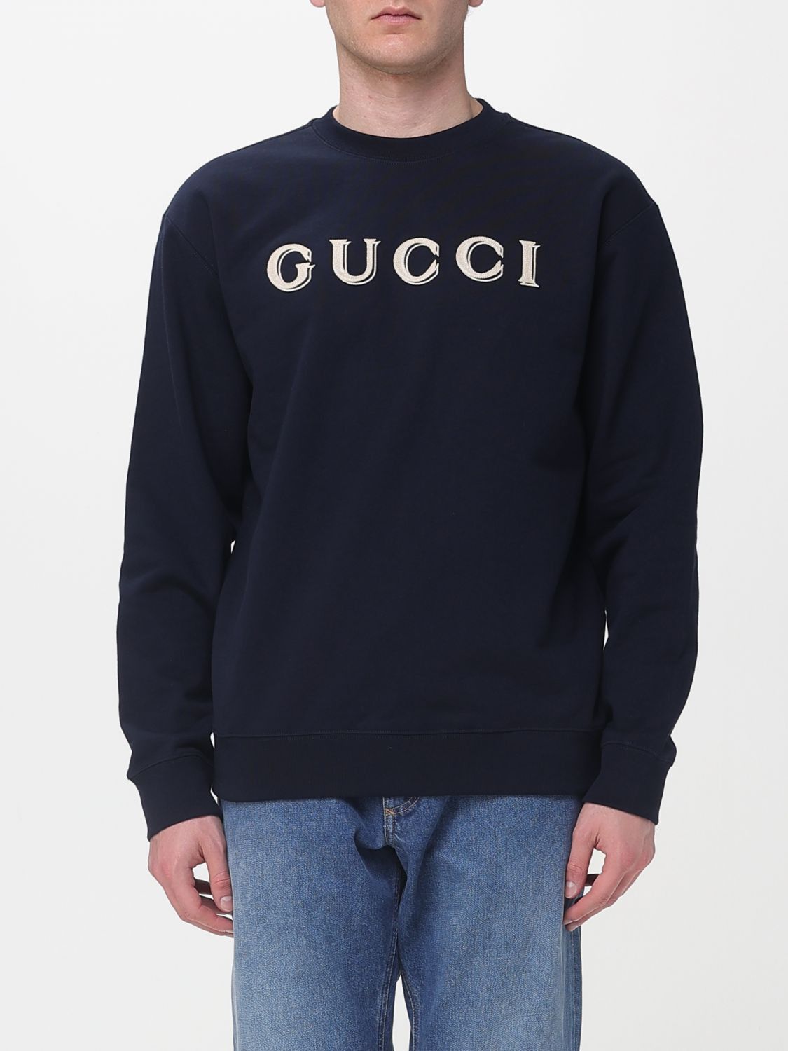 Gucci Gucci Sweatshirt Men Navy Size US S / EU 44-46 / 1 - 1 Thumbnail