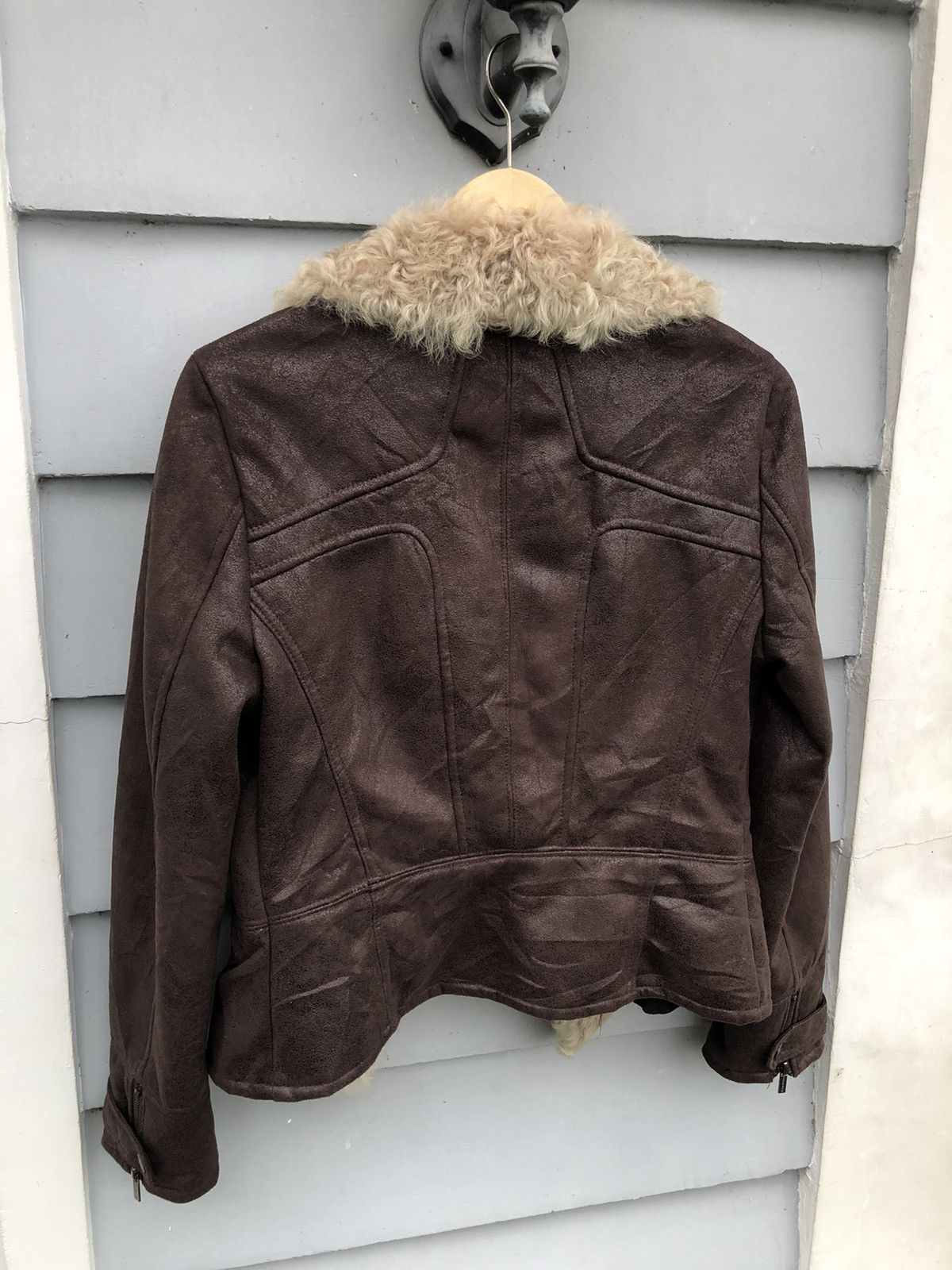 Japanese Brand VISIT in NEWYORK Suede Faux Leather Fur Style Jacket UNISEX Size US S / EU 44-46 / 1 - 15 Thumbnail