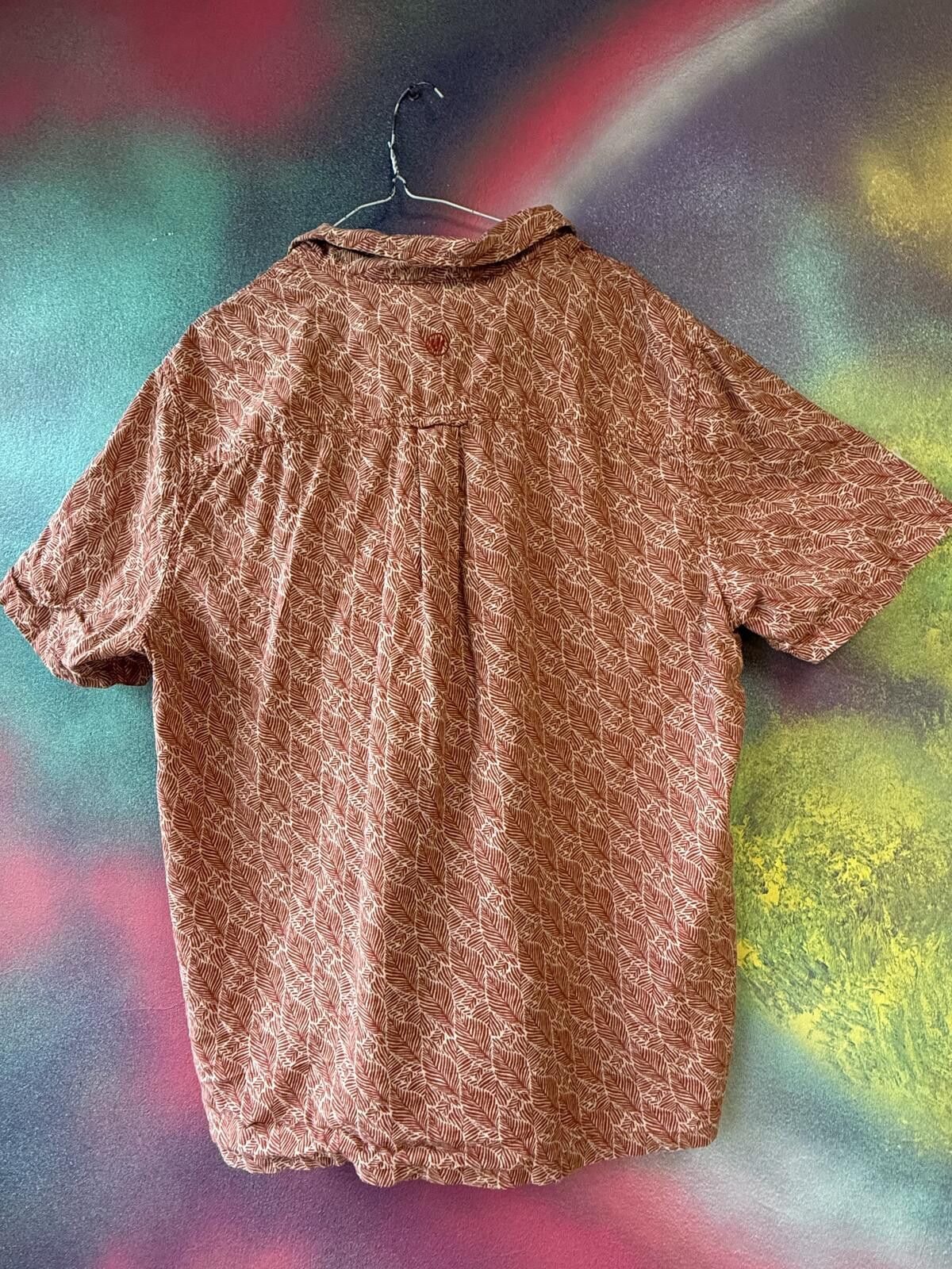 Other FatFace Dempsey Red Leaf Print Shirt – Short Sleeve shirt Size US XL / EU 56 / 4 - 4 Thumbnail