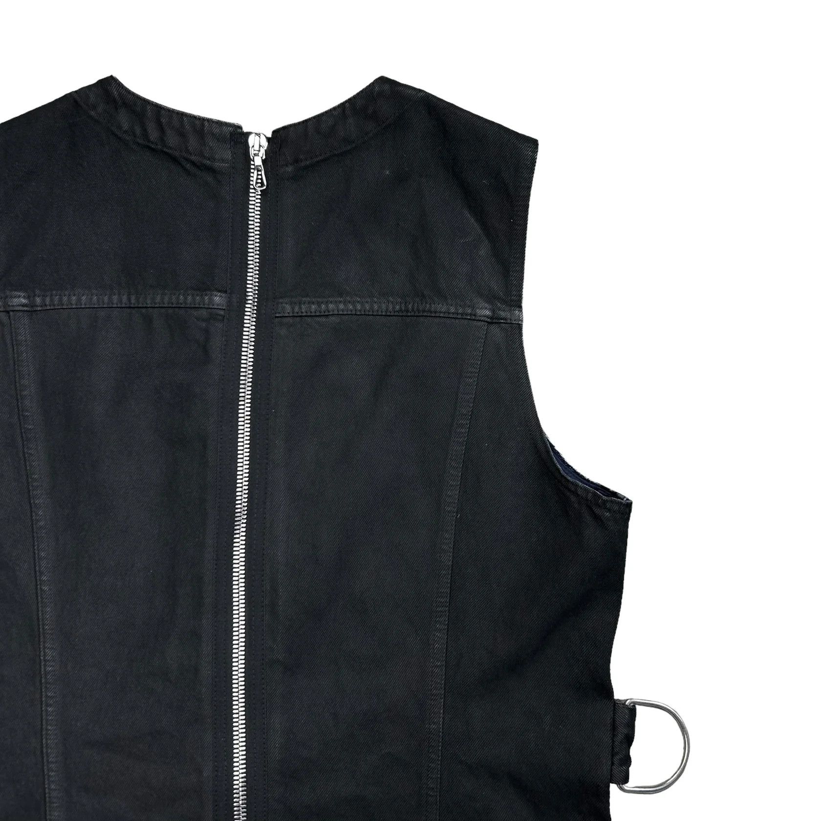 ジャケット・アウター NAMACHEKO 21AW BIKER DENIM VEST BLACK Black. ファッション NAMACHEKO 21AW BIKER DENIM VEST BLACK
