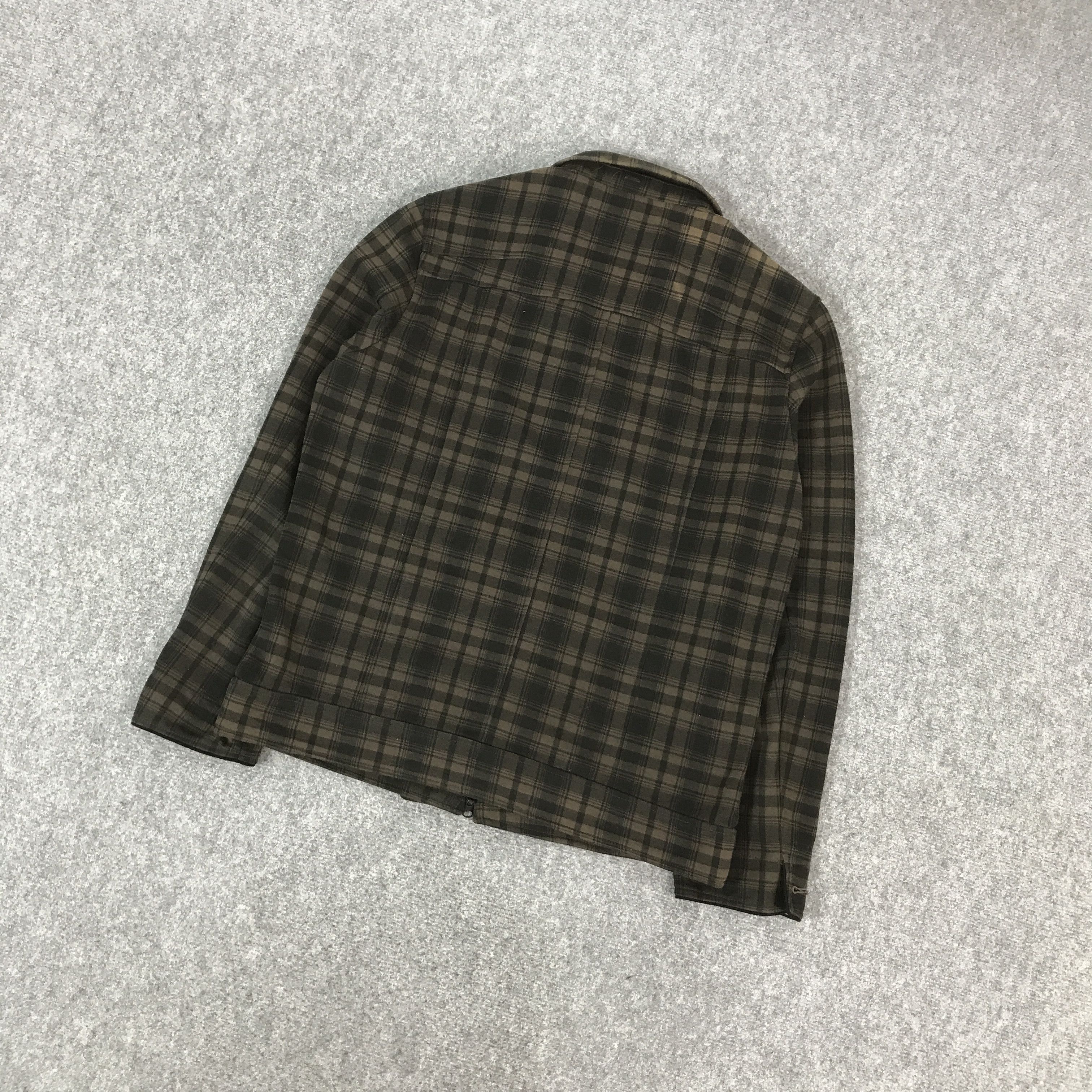 Japanese Brand MALE.CO TARTAN DESIGN ZIPPER JACKET Size US L / EU 52-54 / 3 - 6 Thumbnail