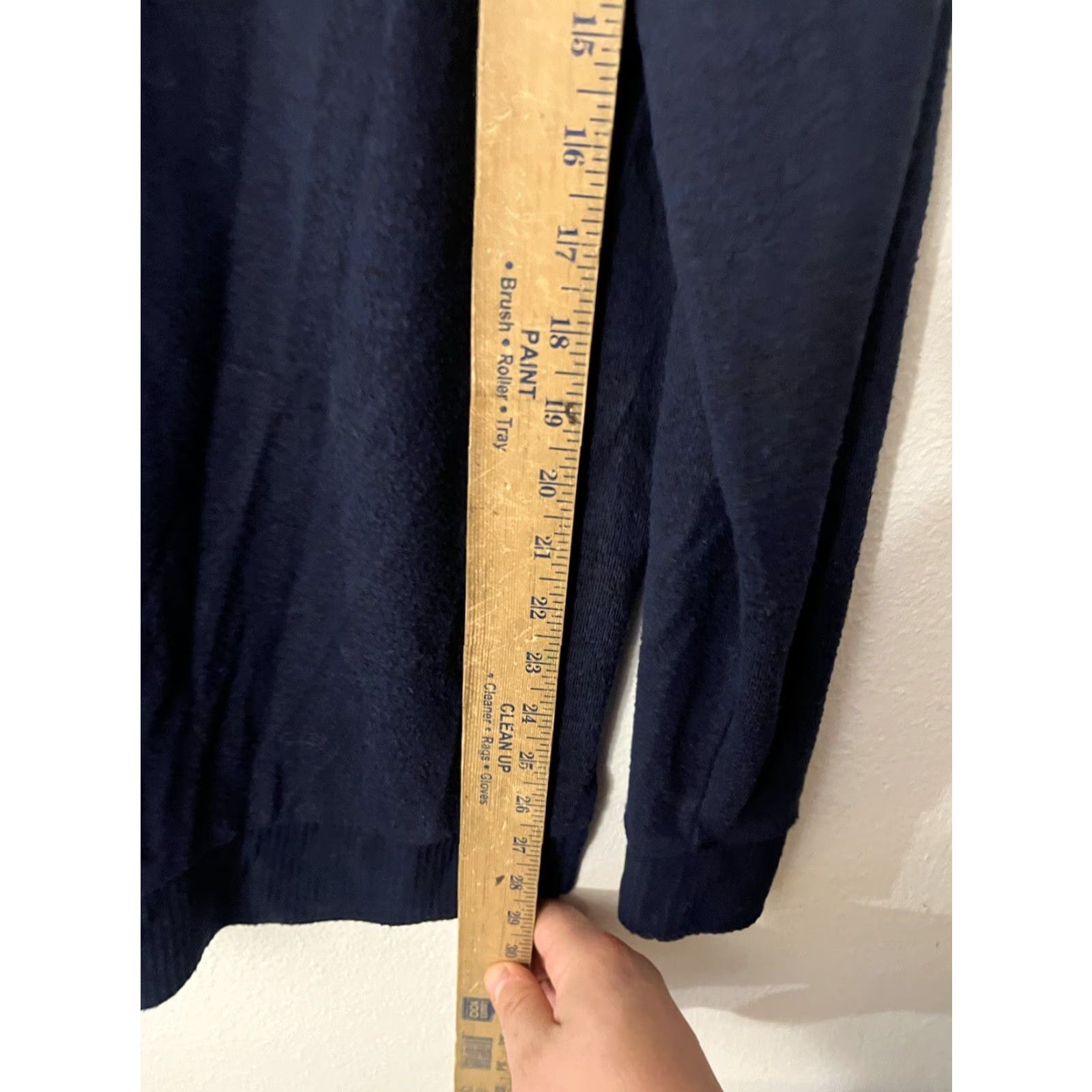 Lucky Brand Lucky Brand Sweater Top V-Neck Lightweight Small Navy Blue Size S / US 4 / IT 40 - 4 Thumbnail