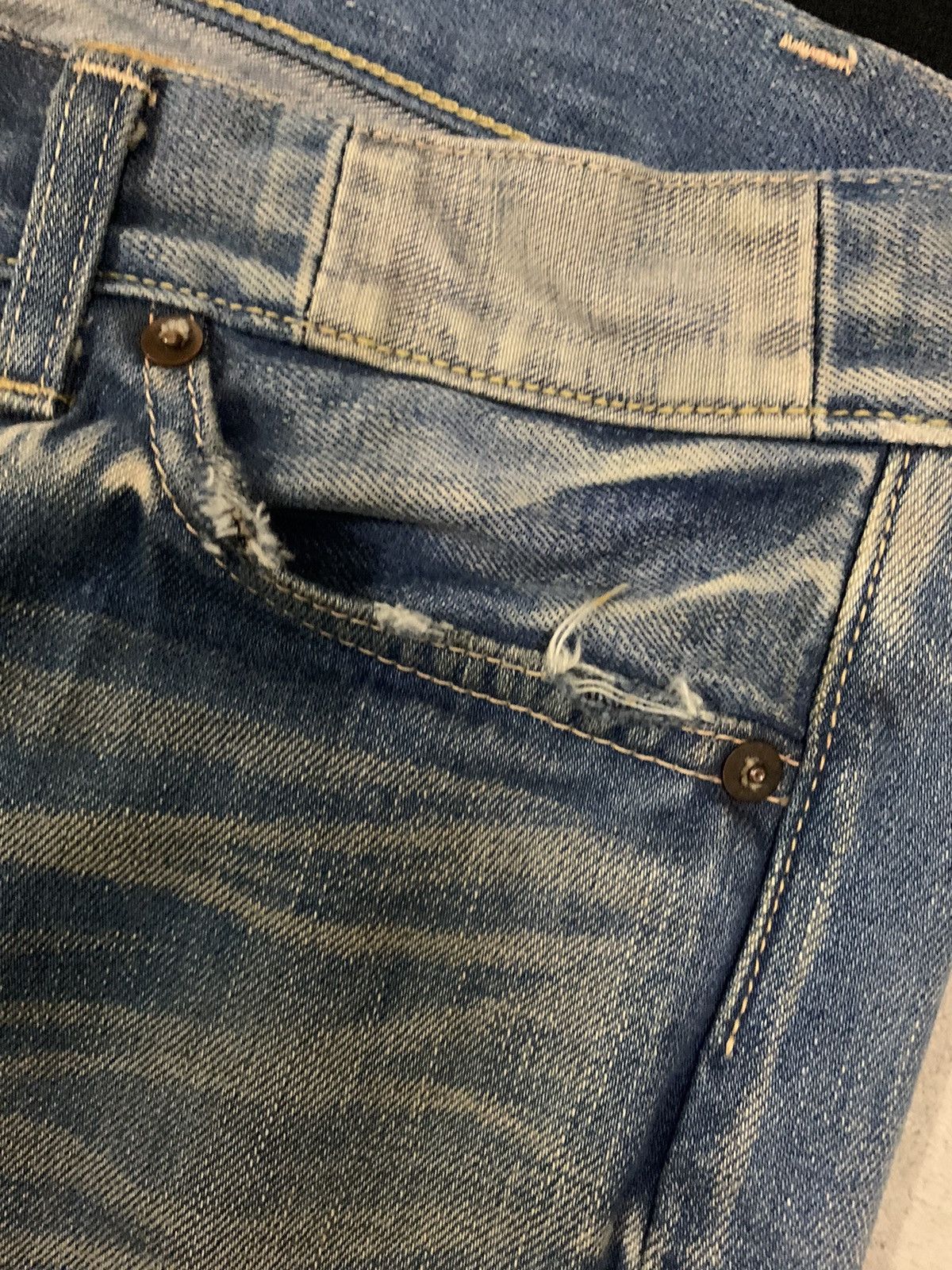 Levi's Vintage 70s Levis 501XX Big E Selvedge Mud Wash Jeans Size US 32 / EU 48 - 9 Thumbnail