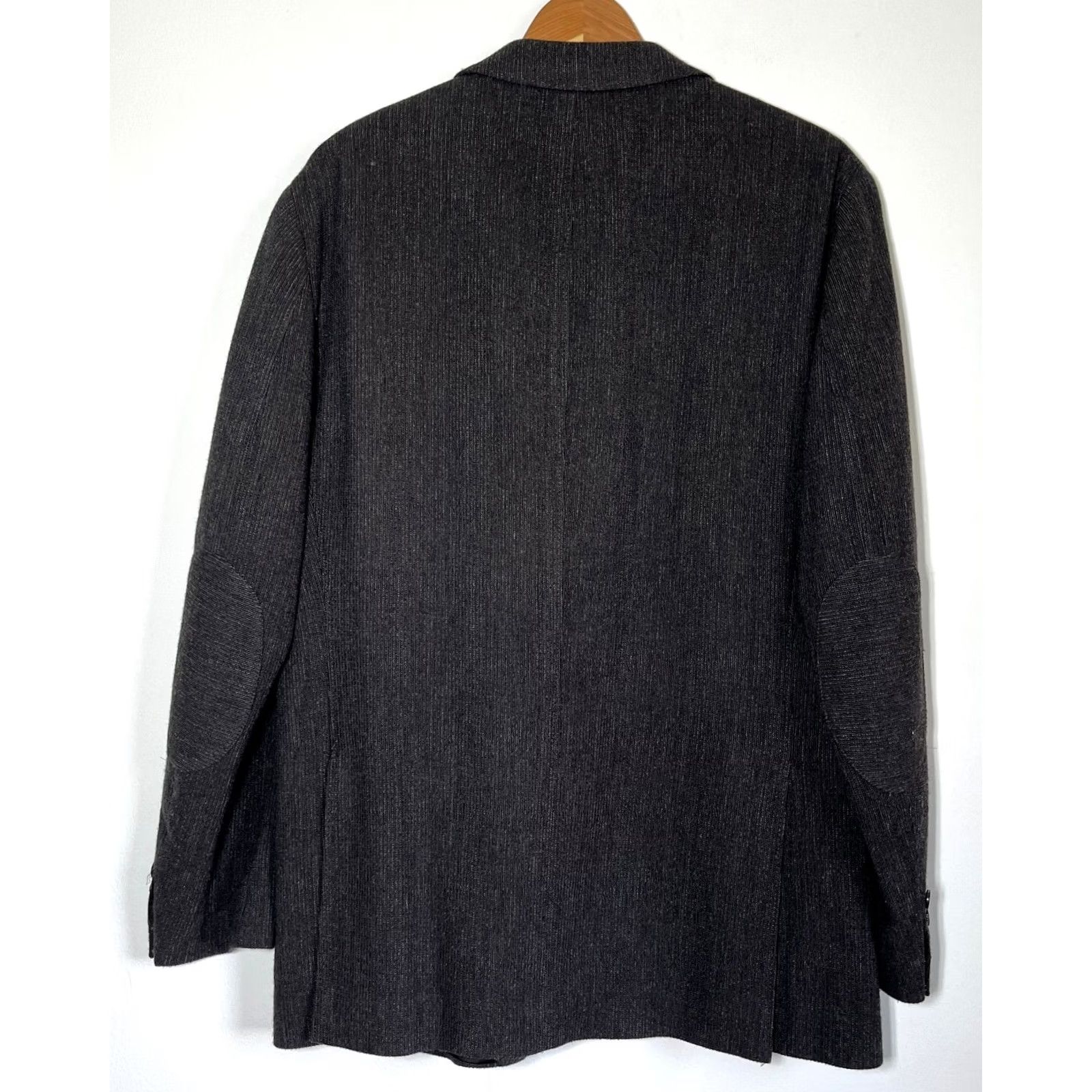 Vintage Men's Kroon Luxury Blazer Jacket Wool Cashmere Blend Elbow Patches Sz 40 R Size 40R - 2 Thumbnail