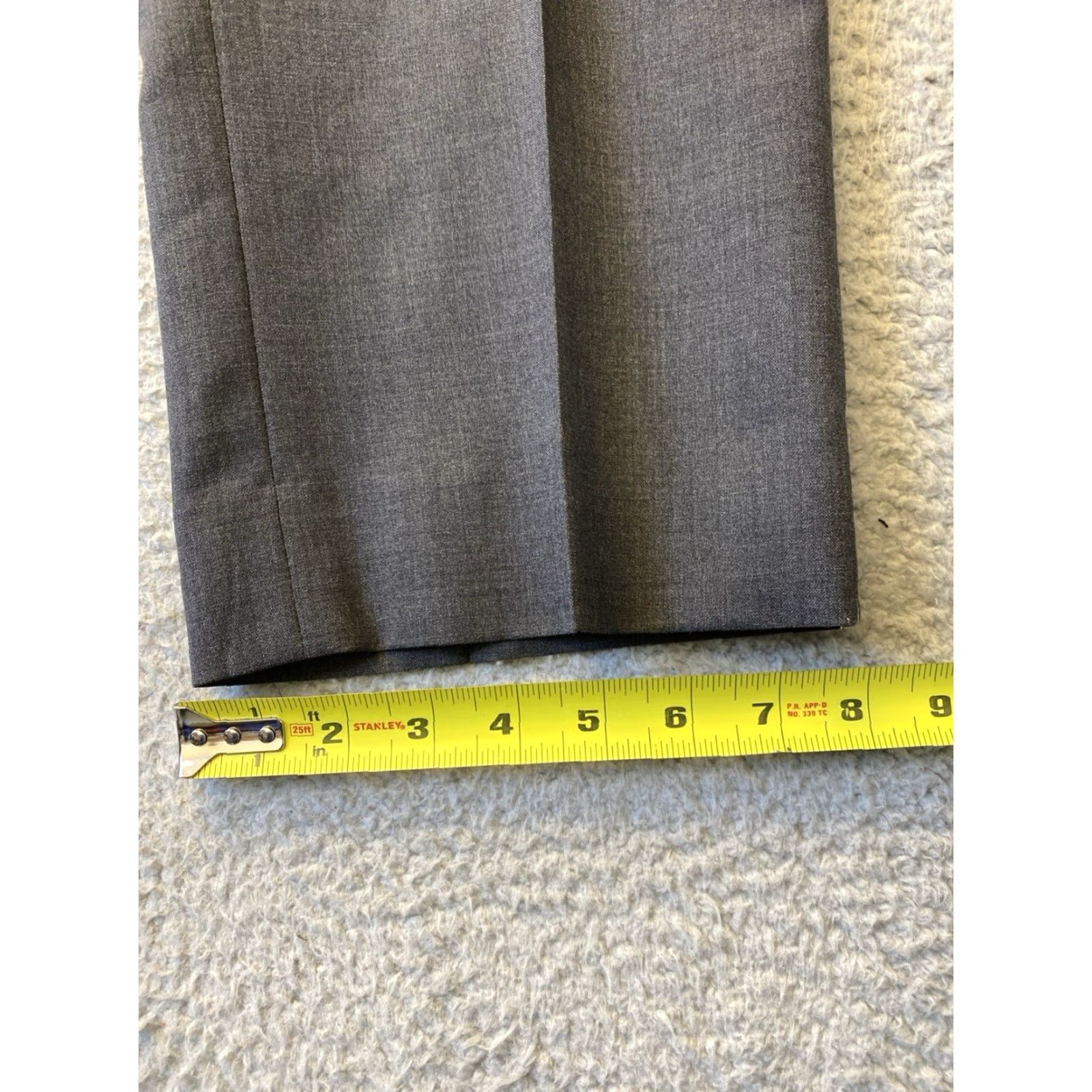 Ralph Lauren VINTAGE Lauren Ralph Lauren Dress Pants Slim Fit 40x30 Dark Gray Wool Mens Size US 40 / EU 56 - 5 Thumbnail