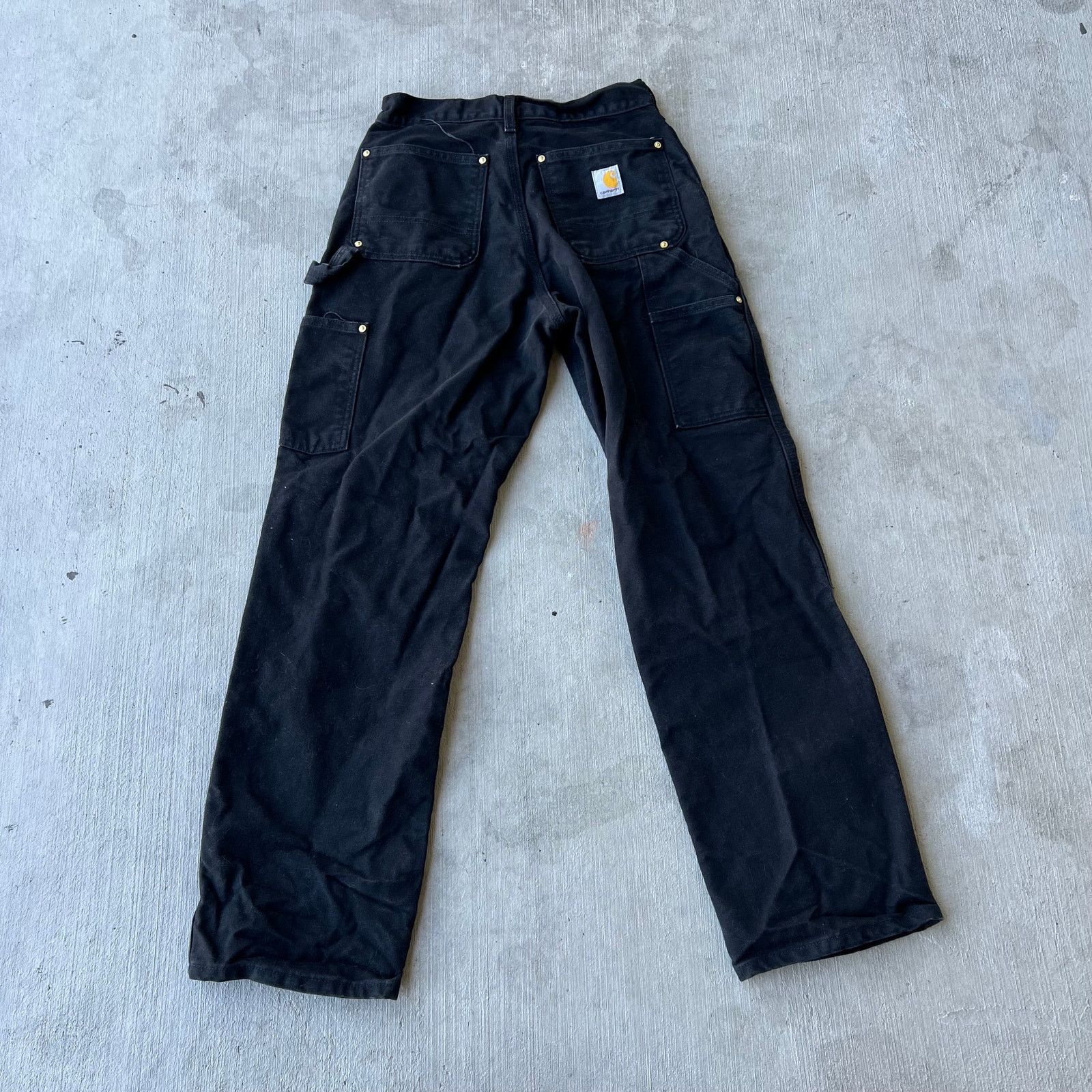 Carhartt × Vintage Carhartt black double knee work wear carpenter pants Size US 26 / EU 42 - 3 Thumbnail