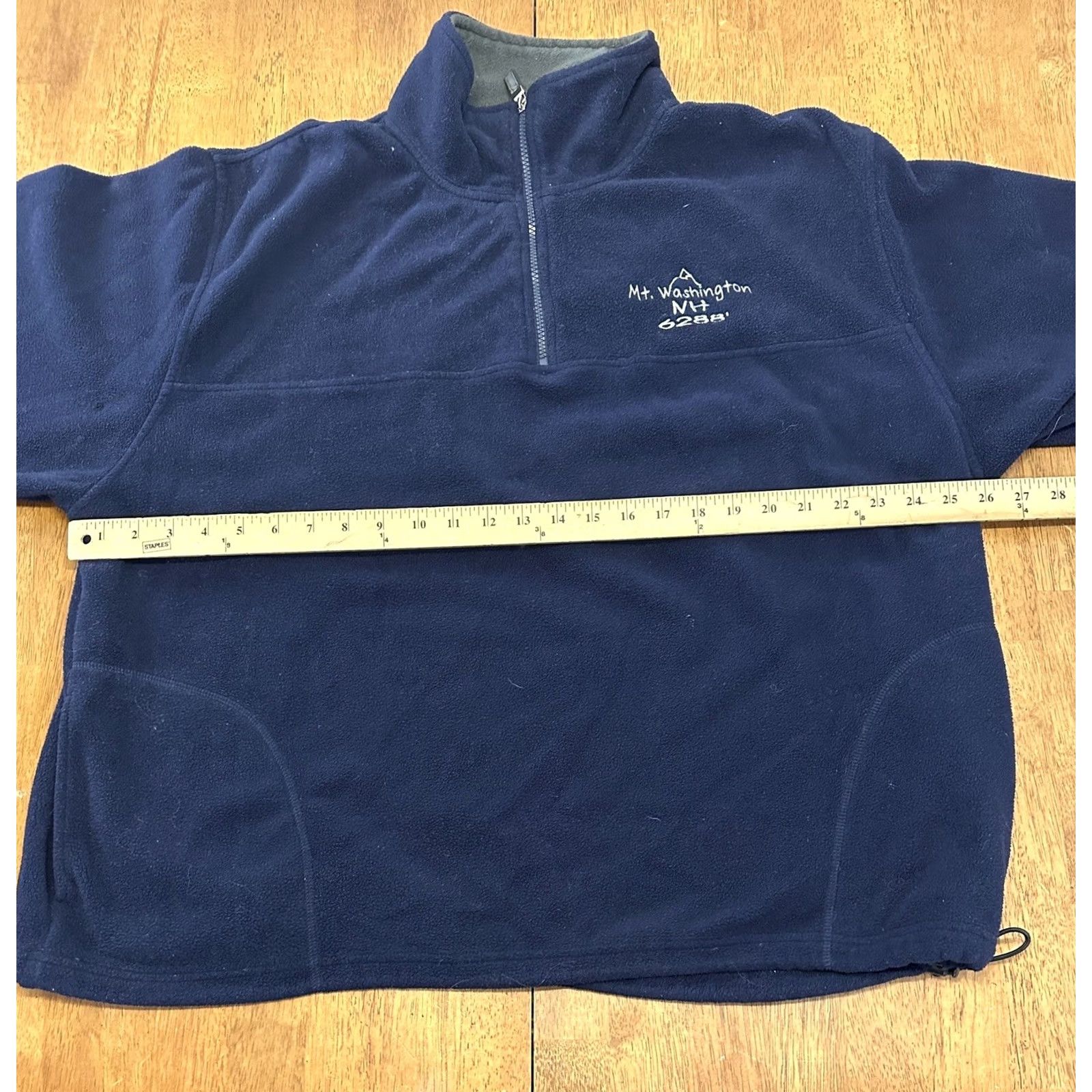 Vintage VINTAGE Mt. Washington Fleece Jacket XL Navy Blue Mens Jacket 90s Regular Size US XL / EU 56 / 4 - 5 Thumbnail