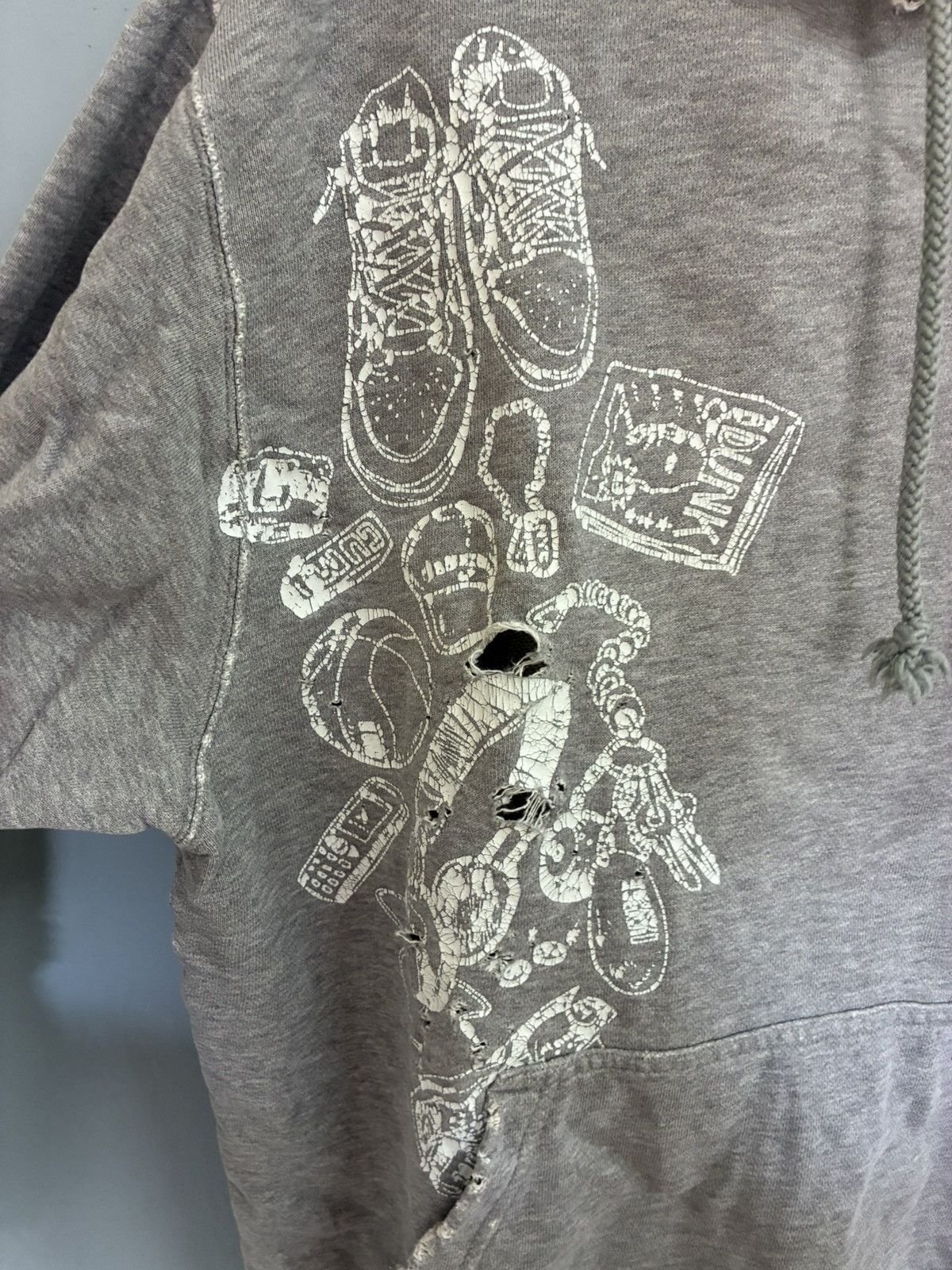 Nike Nike Now Bring Ya Attitude Distress hoodie design Size US XL / EU 56 / 4 - 4 Thumbnail