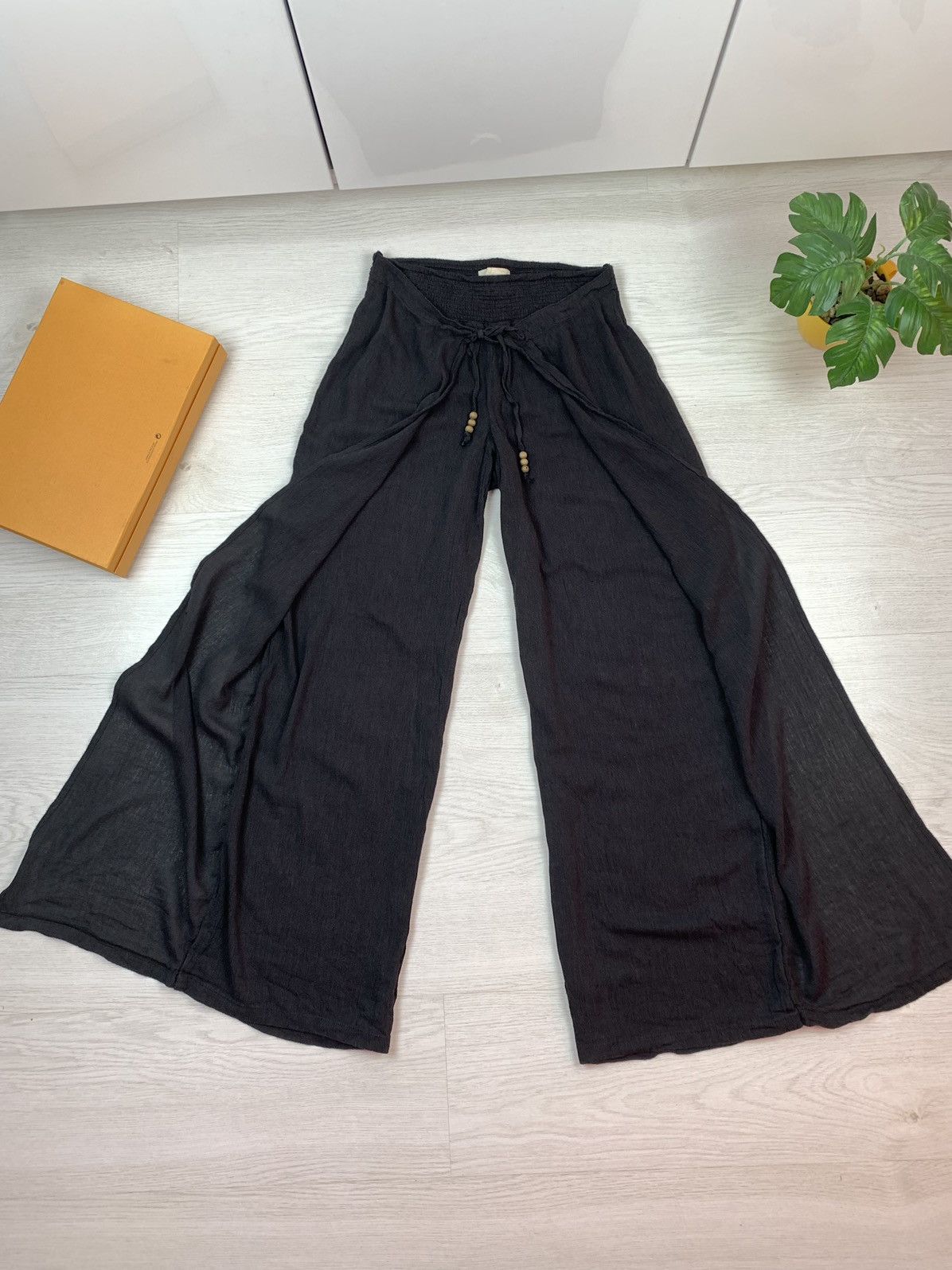 Denim & Supply Ralph Lauren Denim Supply Ralph Lauren Wrap Womens Wideleg Pants Size XS Size 27" / US 4 / IT 40 - 5 Thumbnail