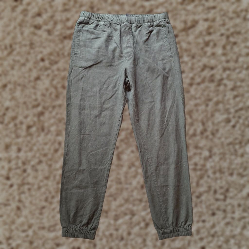 Cos COS Pants Womens Large Green Joggers Lyocell Pull On Pockets Casual Twill High Rise Tapered Inseam 29" Beachy Lounge Denim? Size 36" / US 14 / IT 50 - 1 Thumbnail