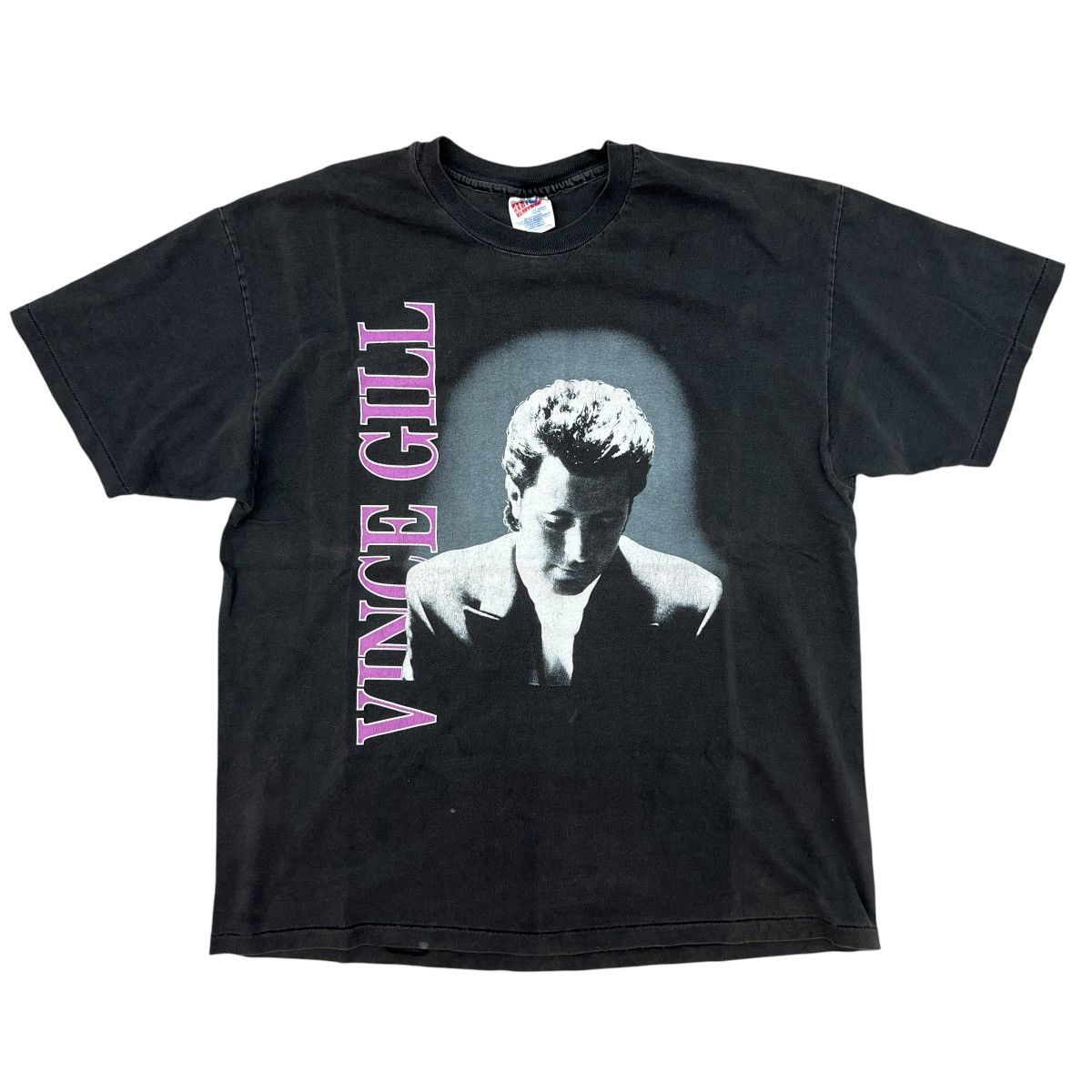 Other Vintage 90s Vince Gill 93 Tour T Shirt Size US XL / EU 56 / 4 - 1 Thumbnail
