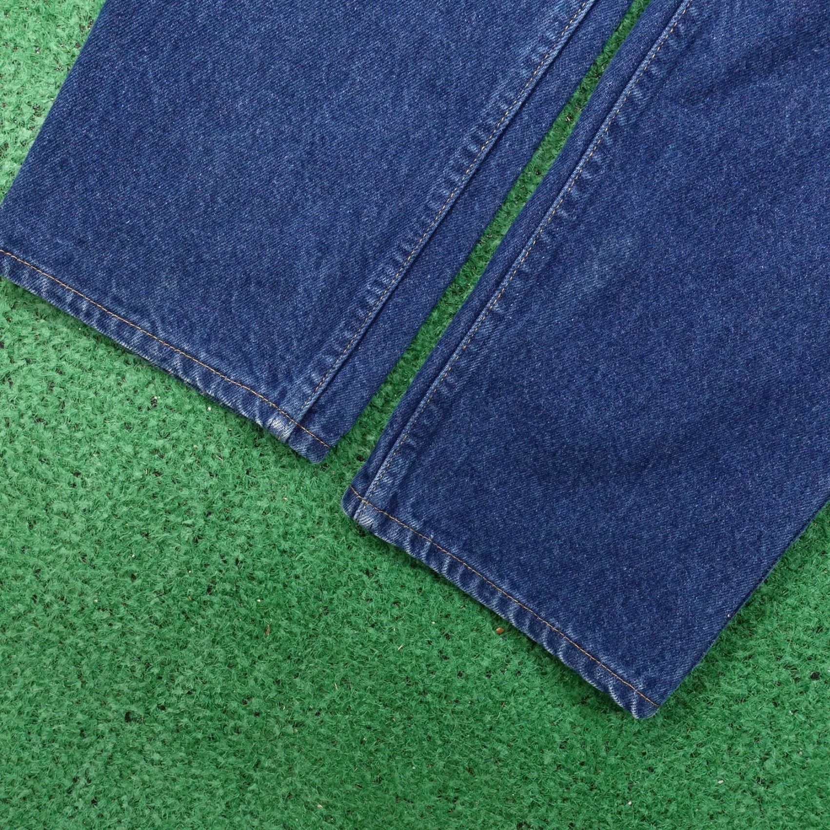 Lee Vintage Lee USA Made Denim Jeans Regular Fit 30x31 Blue 16 Women Retro 70s Size 38" / US 16 / IT 52 - 3 Thumbnail
