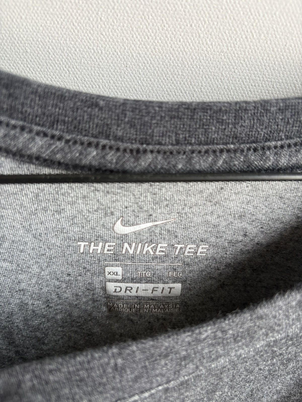 Nike Nike Dri-fit Streetwear Hype Gray Baggy 2XL T-shirt Size US XXL / EU 58 / 5 - 3 Thumbnail