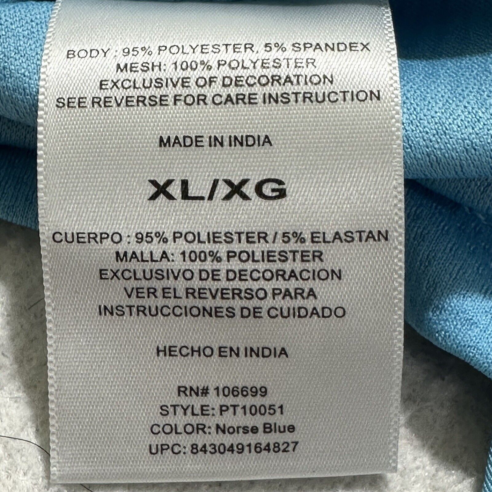 Other Habit XL Light Blue 1/4 Zip Long Sleeve Sweatshirt Pullover Size US XL / EU 56 / 4 - 4 Thumbnail