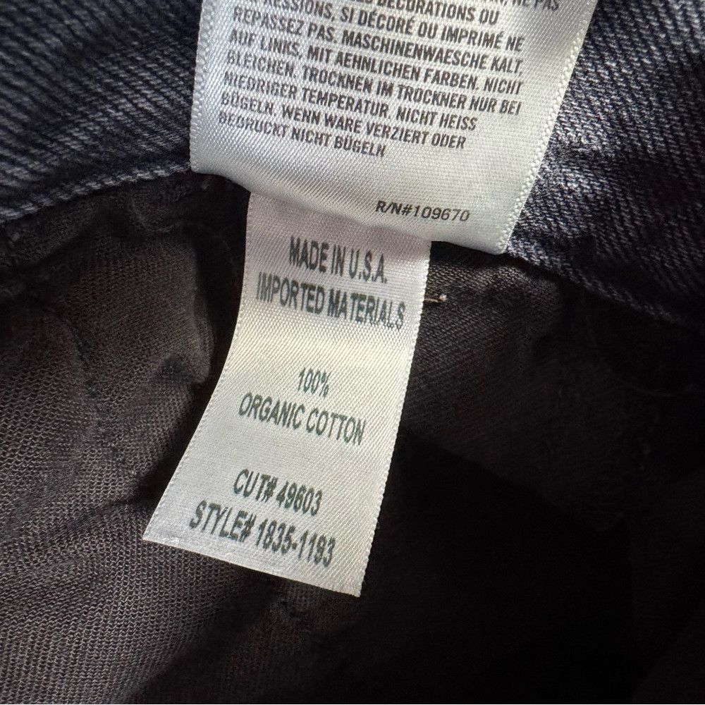 Citizens Of Humanity Citizens Of Humanity High-Rise Crop Wide Leg Black Jeans Si Size 28" / US 6 / IT 42 - 8 Thumbnail