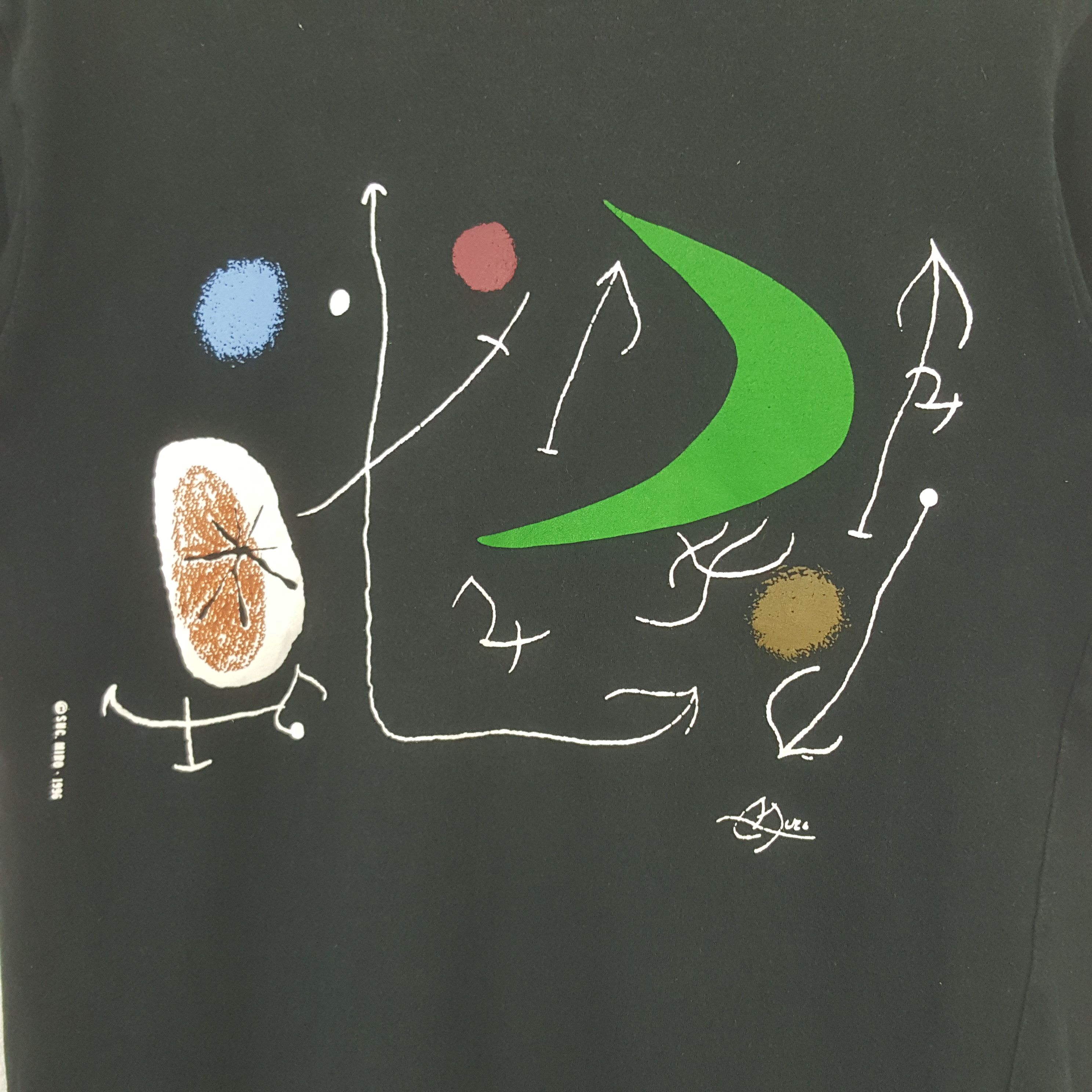 Vintage Vintage Successio Miro 1996 Art Work Tshirt RR6 Size US M / EU 48-50 / 2 - 2 Thumbnail