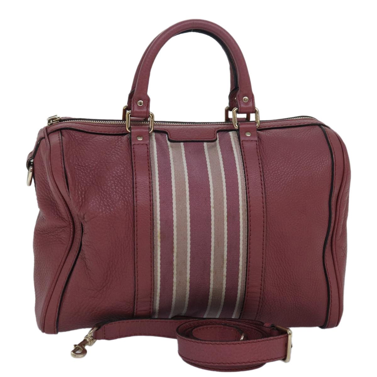 Gucci Pink Leather Handbag (Pre-Owned) Size ONE SIZE - 1 Thumbnail