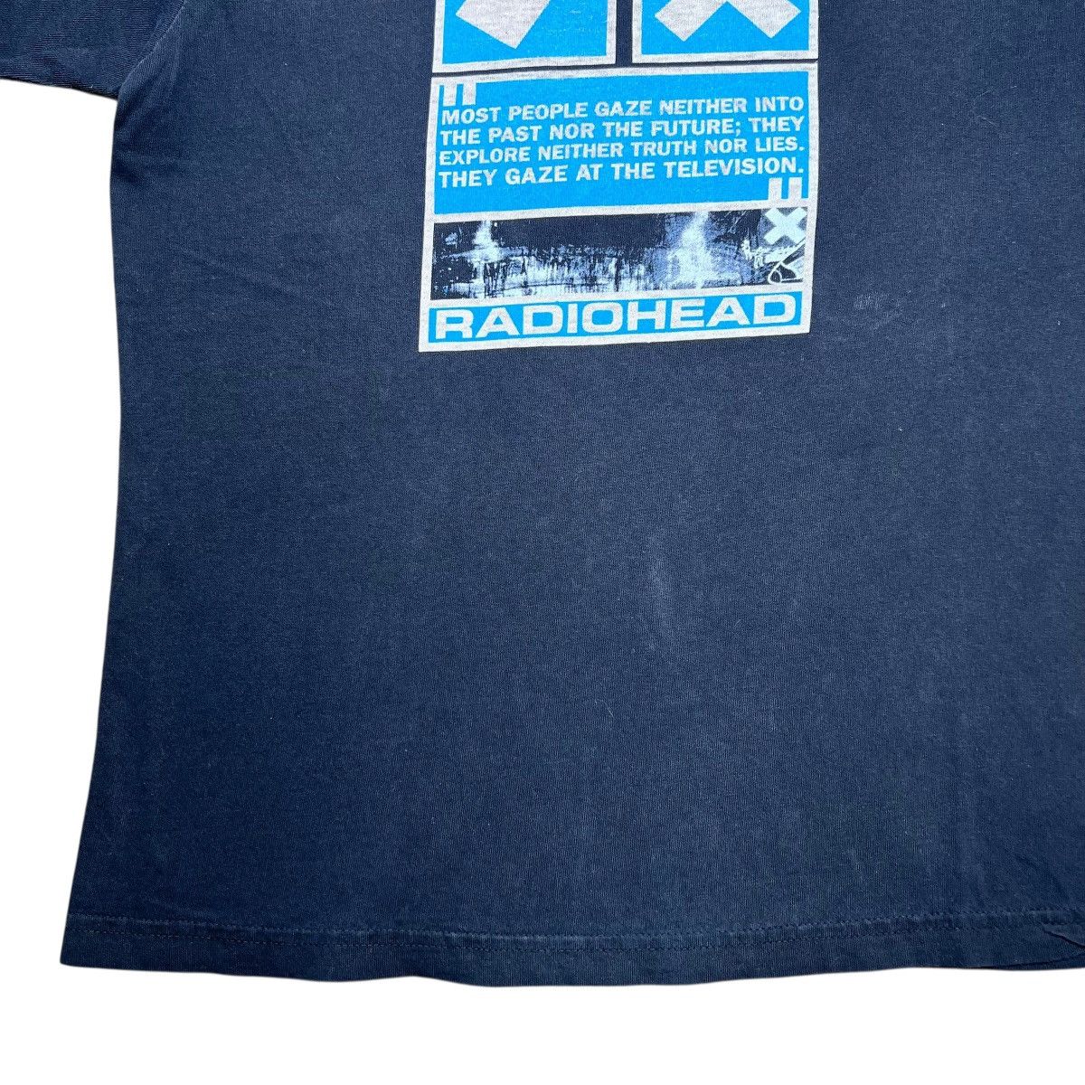 Band Tees Vtg 1997 Radiohead OK Computer W.A.S.T.E. Products Band Tee Size US L / EU 52-54 / 3 - 7 Thumbnail