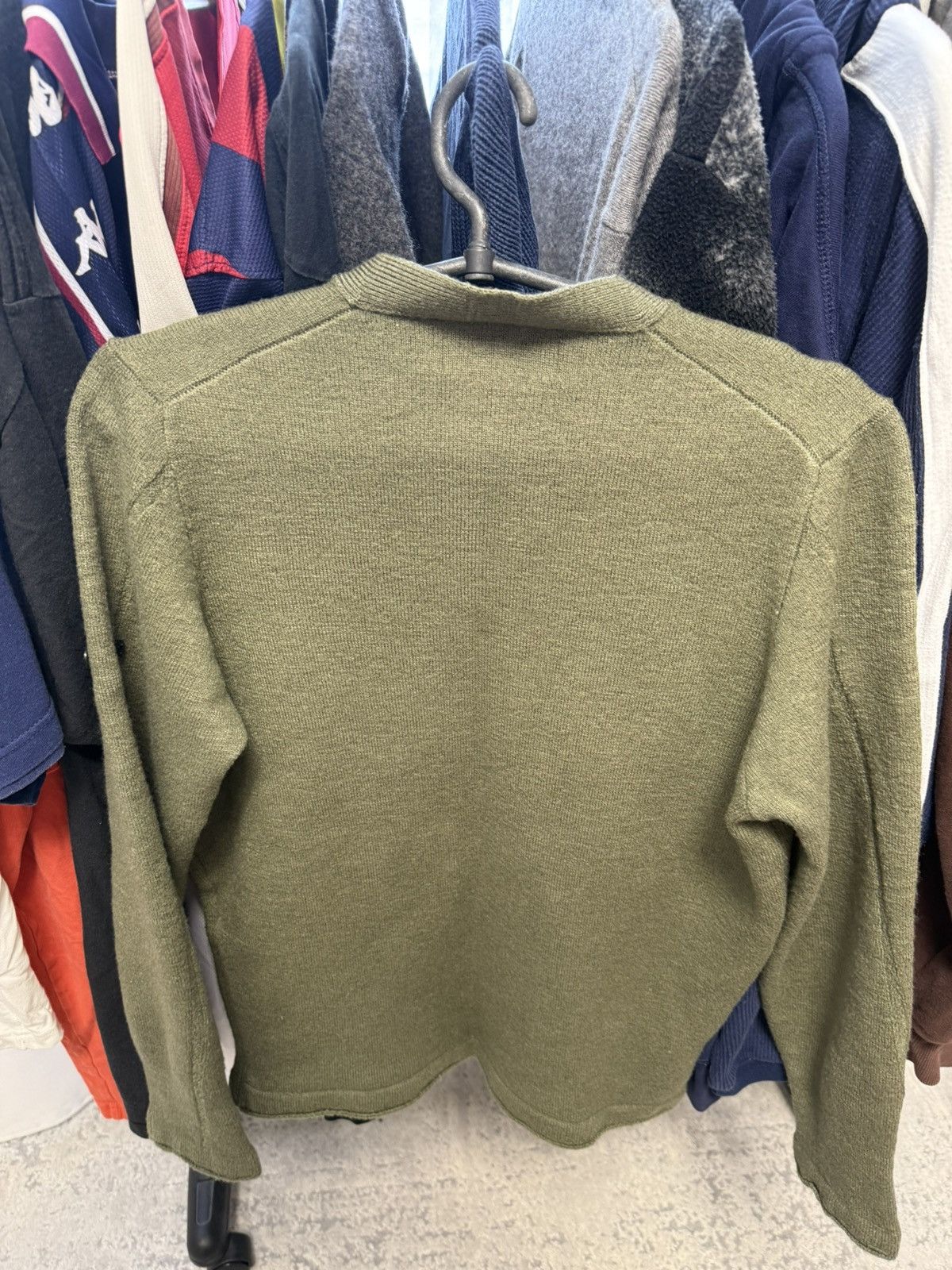 Vintage STONE ISLAND GREEN KNIT SWEATER WITH PATCH LOGO STYLE Size US M / EU 48-50 / 2 - 9 Thumbnail