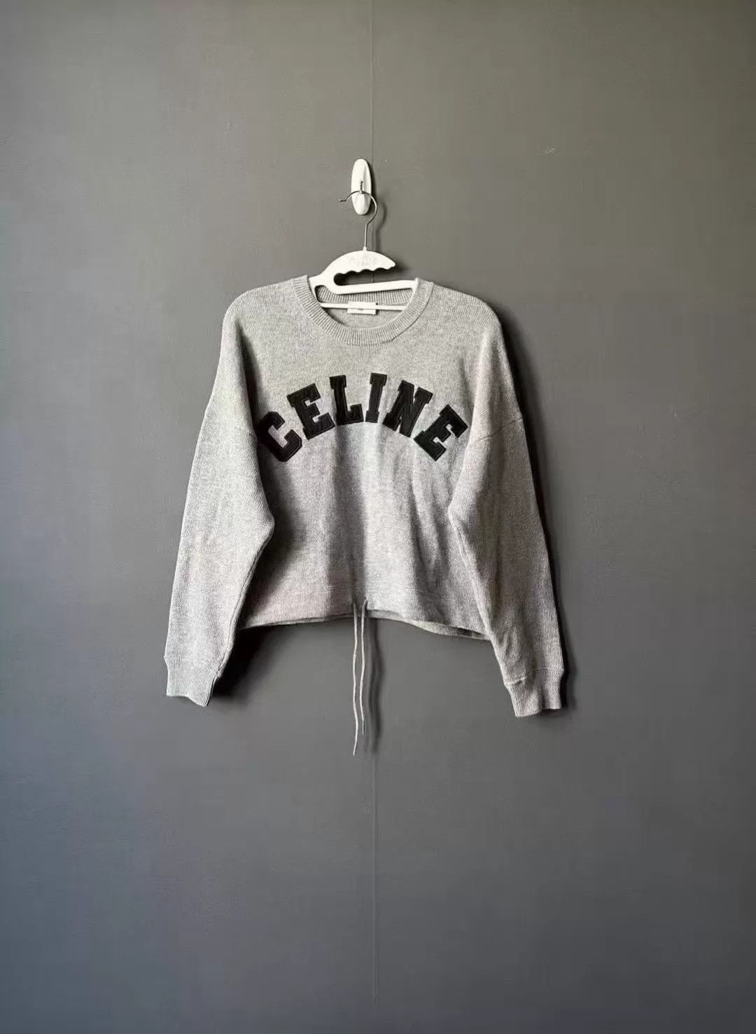 Celine CELINE Cashmere Logo Sweater M New With Tags Size M / US 6-8 / IT 42-44 - 1 Thumbnail