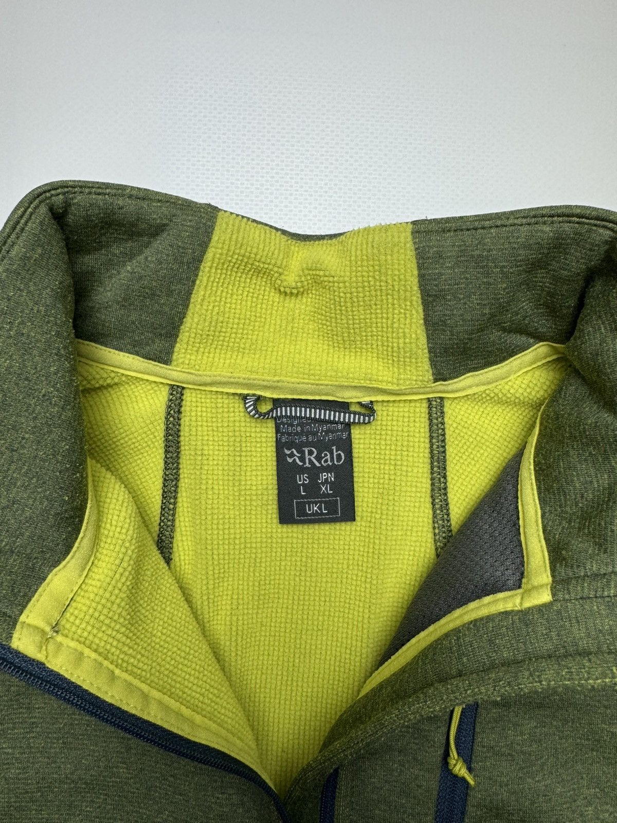 Rab Rab Quest Fleece Jacket - Black / Orange Trim Size US L / EU 52-54 / 3 - 4 Thumbnail