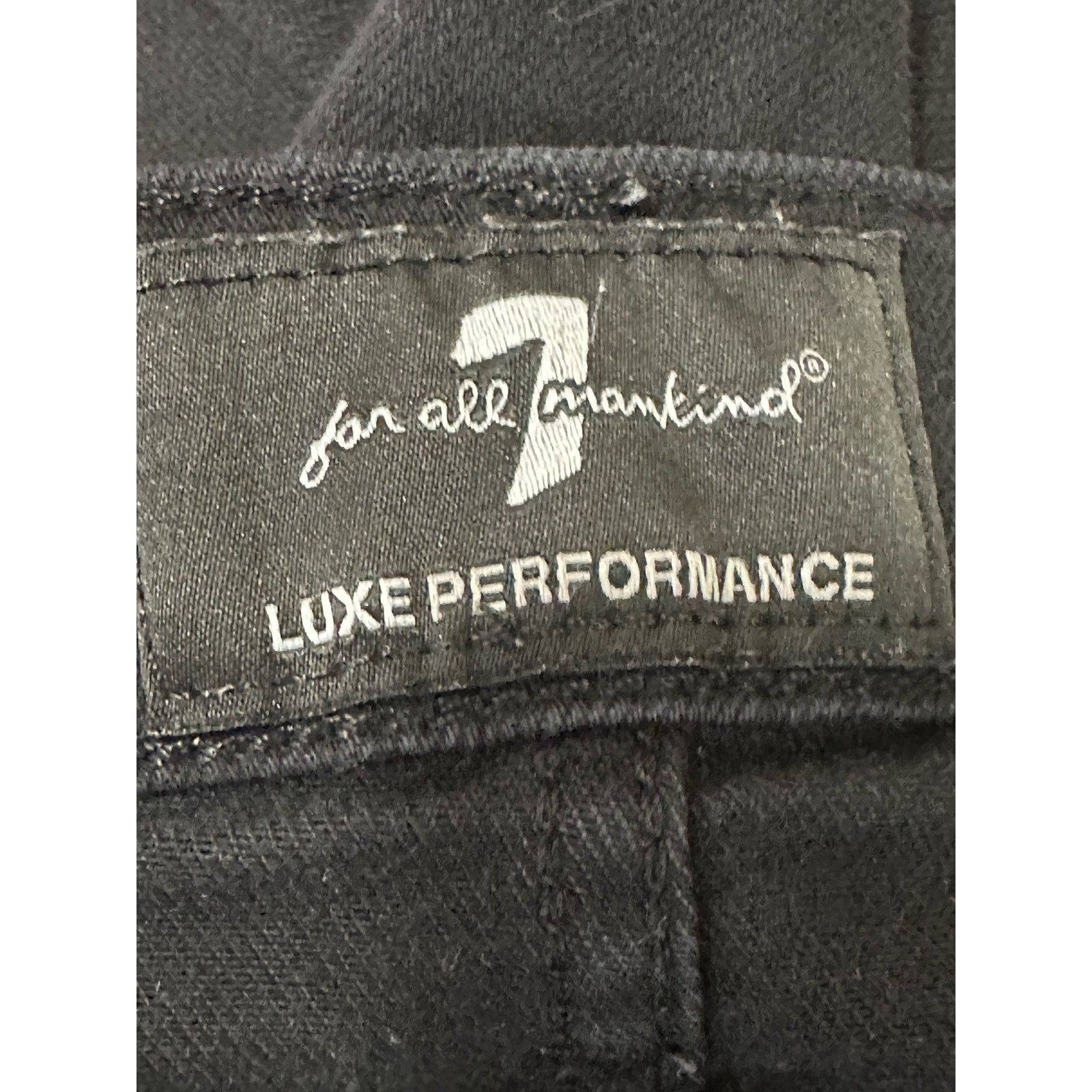 7 For All Mankind 7 for all mankind paxtyn black straight legs jeans size 34 Size US 34 / EU 50 - 3 Thumbnail
