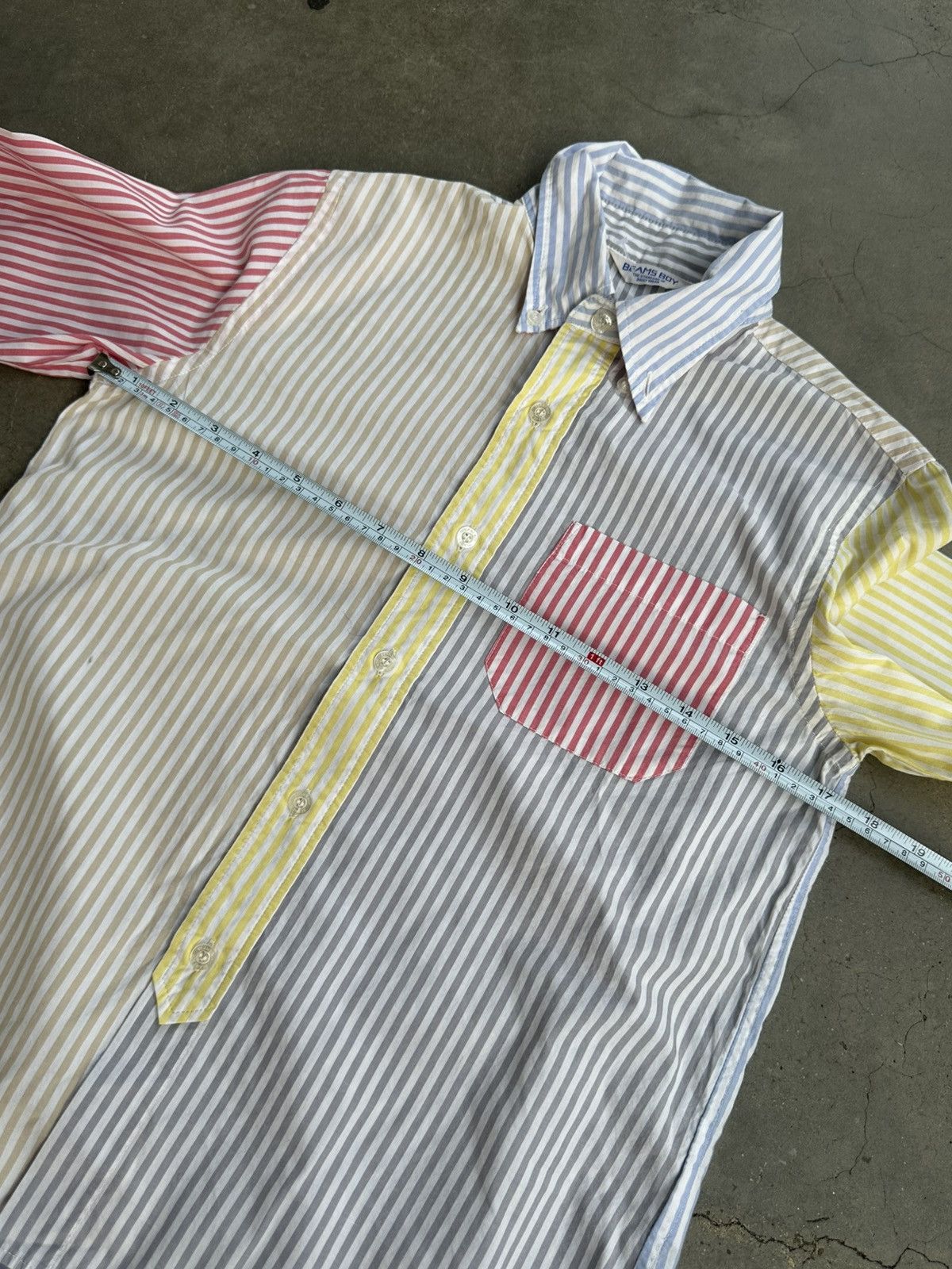 Beams Japan Beams Boy Multicolour Stripes Button Up Shirt Size US S / EU 44-46 / 1 - 7 Thumbnail