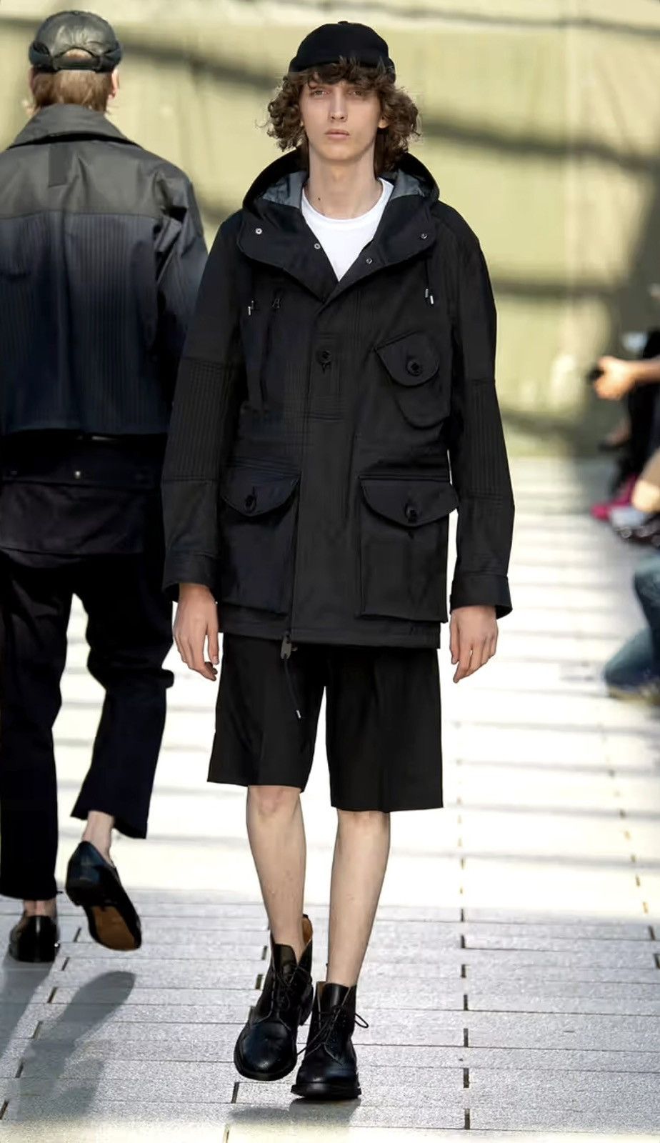 Junya Watanabe SS19 Junya Watanabe Man Gabardine Wool Utility Pocket Poncho Size US L / EU 52-54 / 3 - 2 Thumbnail
