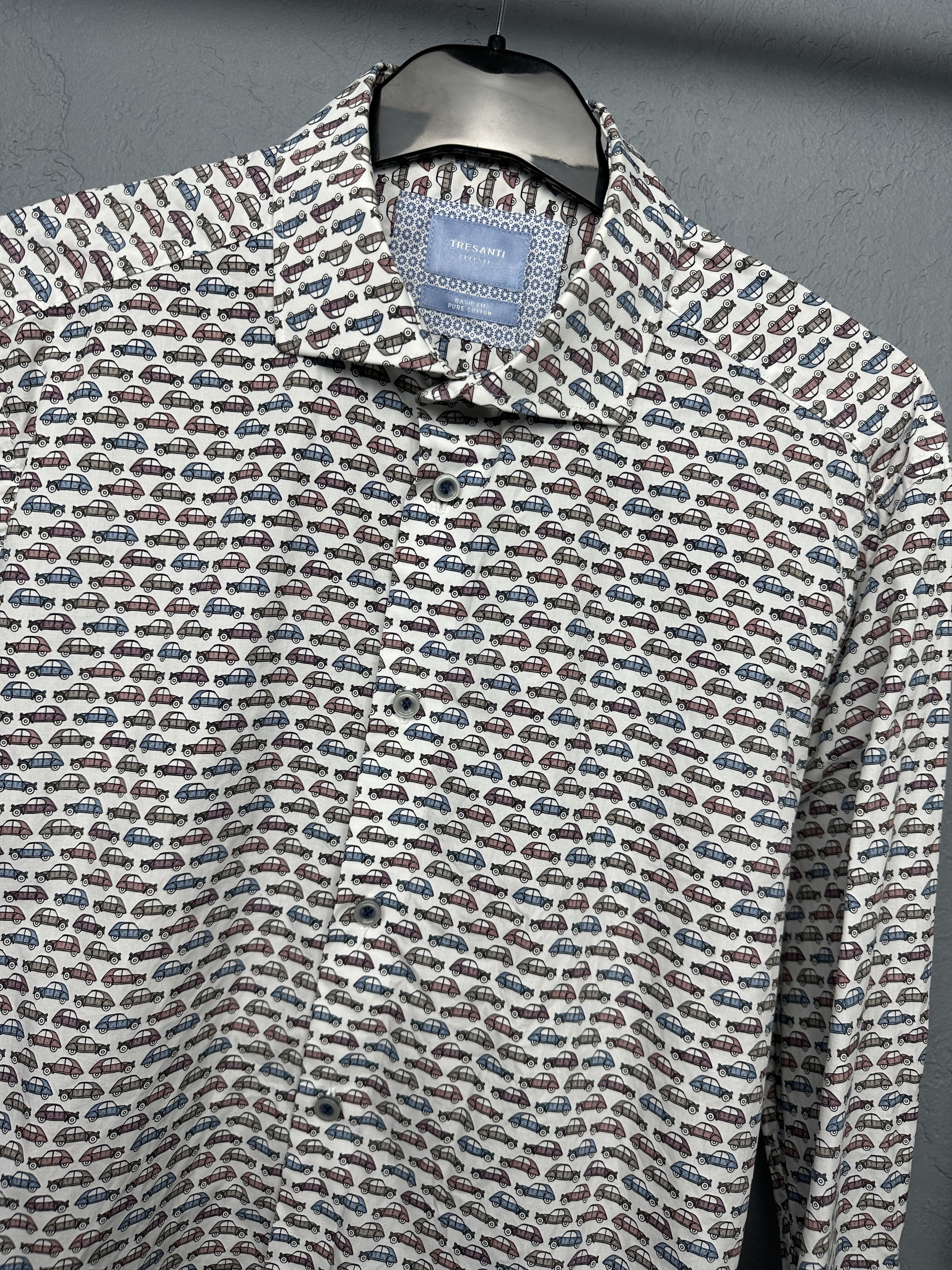 Other Tresanti Celeste Mens Long Sleeve Shirt Size US L / EU 52-54 / 3 - 2 Thumbnail