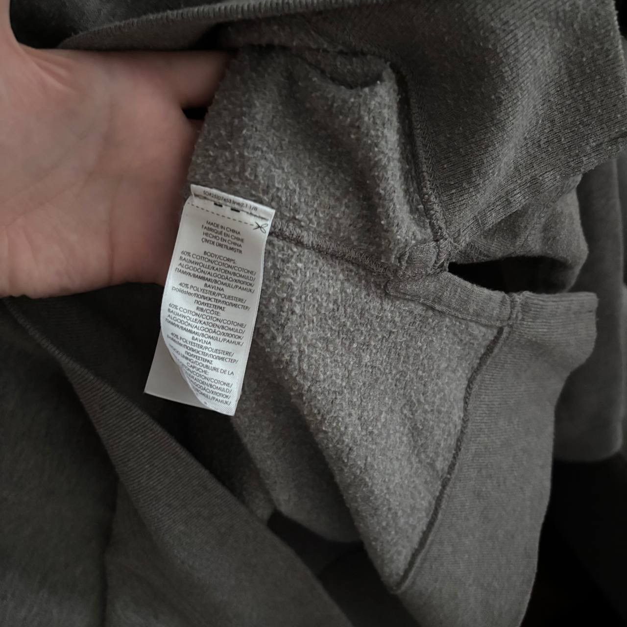 Vintage Vintage Polo Ralph Lauren Zip Hoodie Grey Punk ERD Size US XL / EU 56 / 4 - 5 Thumbnail