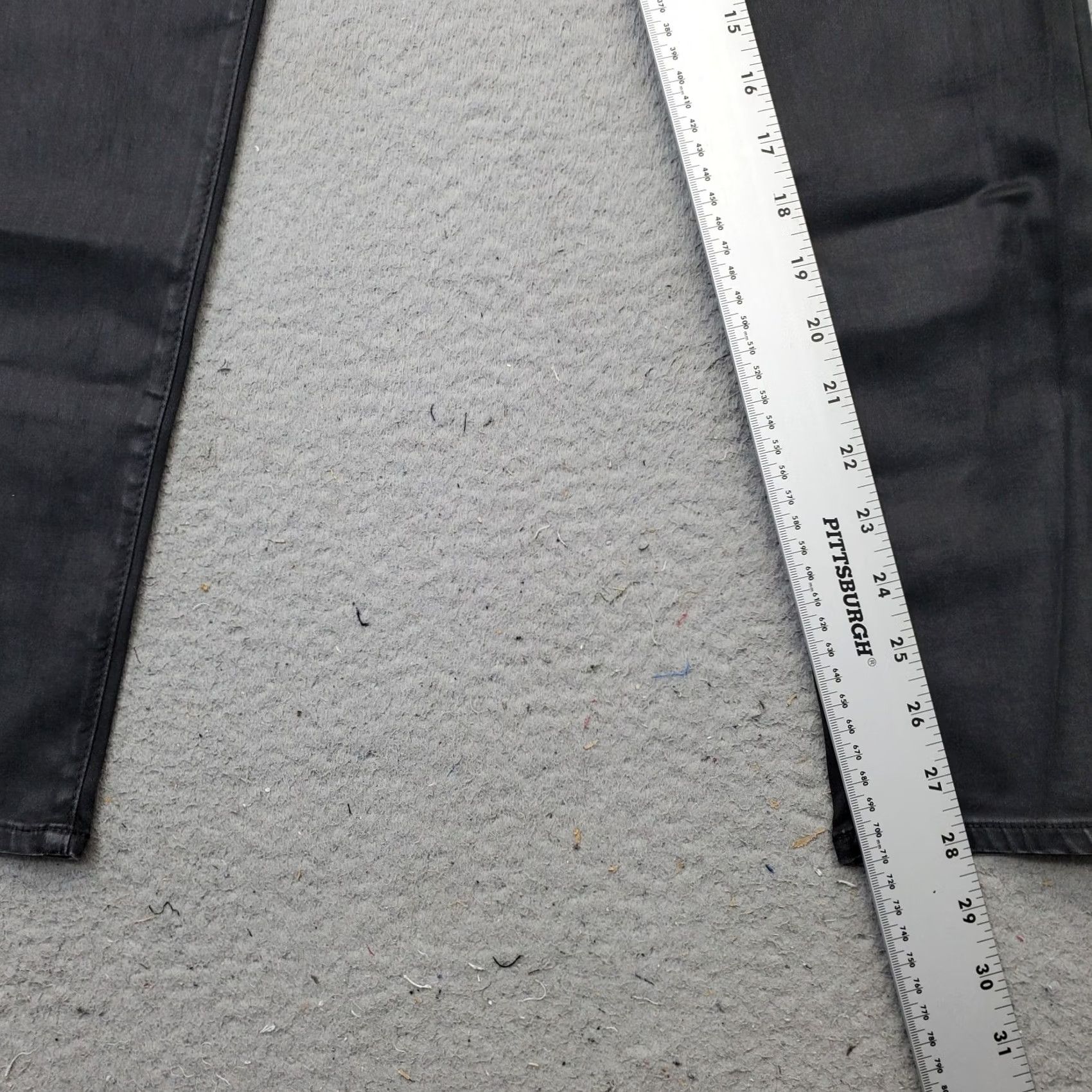 Denime AG Adriano Goldschmied Jeans Women's 30R Black Denim Cotton Super Skinny Size 30" / US 8 / IT 44 - 4 Thumbnail