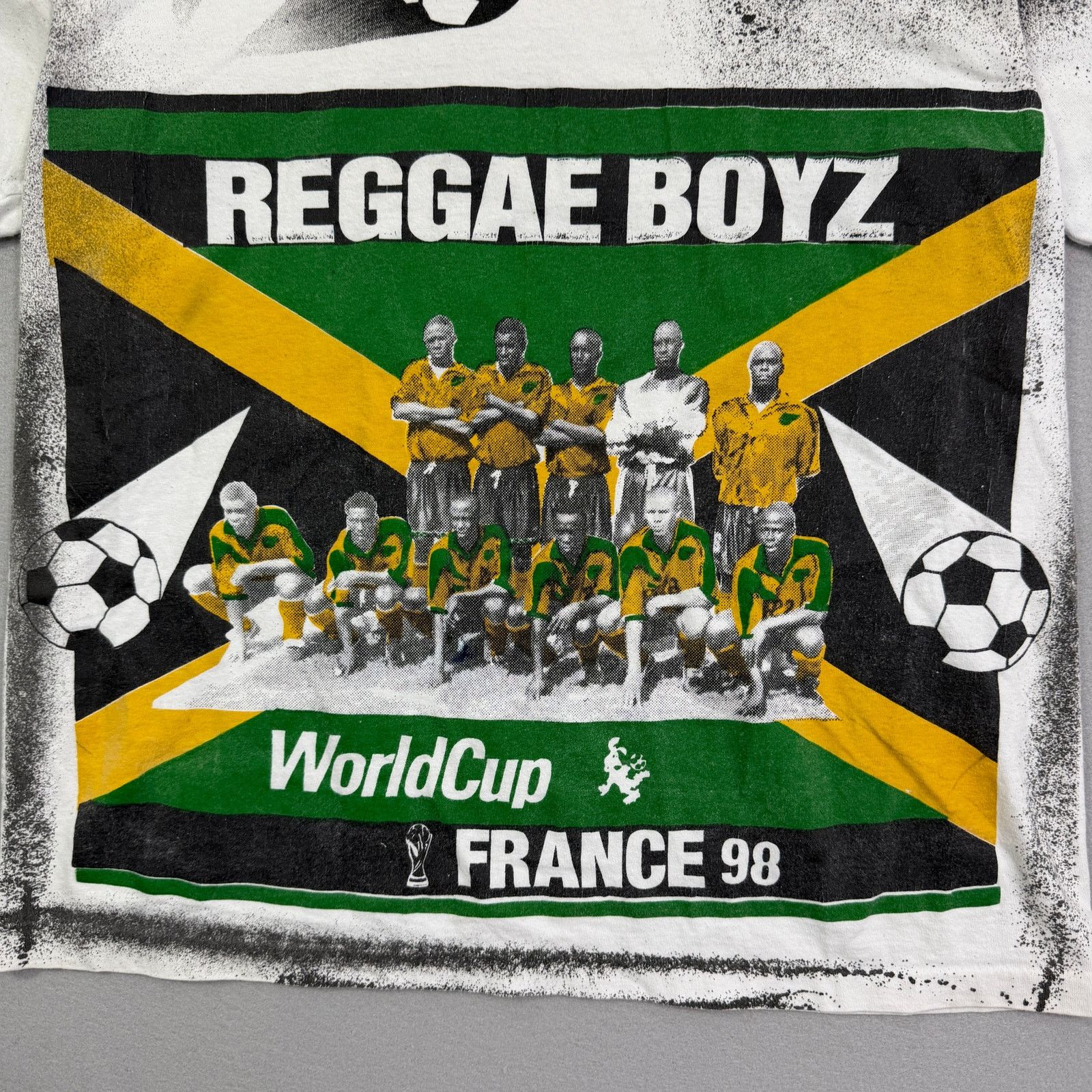 Vintage Vintage 1998 World Cup Jamaica Reggae Boyz Shirt XL 90s Size US XL / EU 56 / 4 - 2 Thumbnail