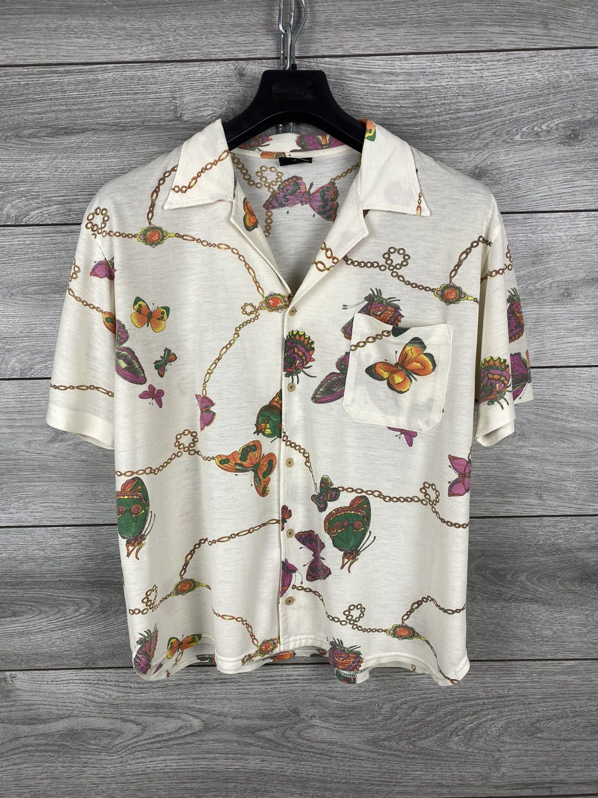 Just Cavalli Mens Vintage Just Cavalli Hawaiian Short Sleeve Shirt Size US M / EU 48-50 / 2 - 1 Thumbnail