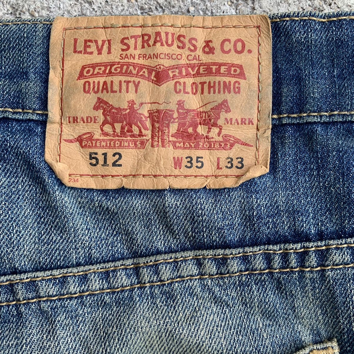 Levi's Vintage Clothing Vintage Levis 512 Rusty Faded Mudwash Distressed Denim W34 Size US 34 / EU 50 - 8 Thumbnail