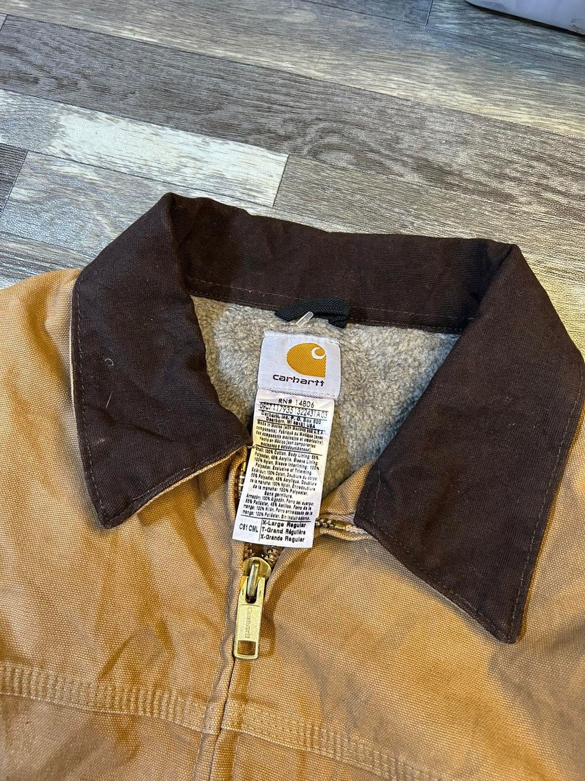 Carhartt VITAGE CARHARTT C61 CML Brown Sherpa Size US XL / EU 56 / 4 - 2 Thumbnail