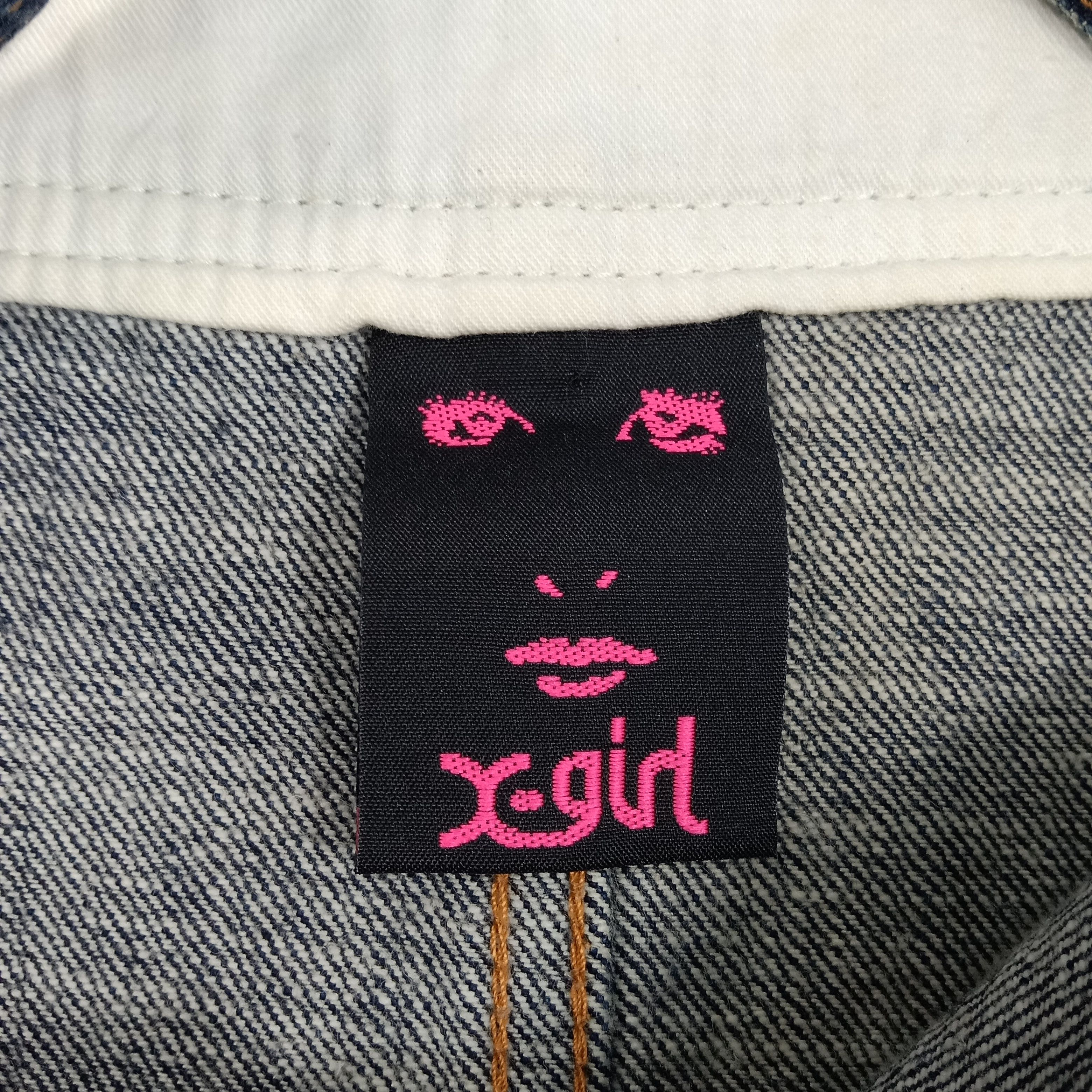 Japanese Brand Vintage X-girl Japanese Brand Denim Overall Jeans C235N20 Size US 36 / EU 52 - 4 Thumbnail