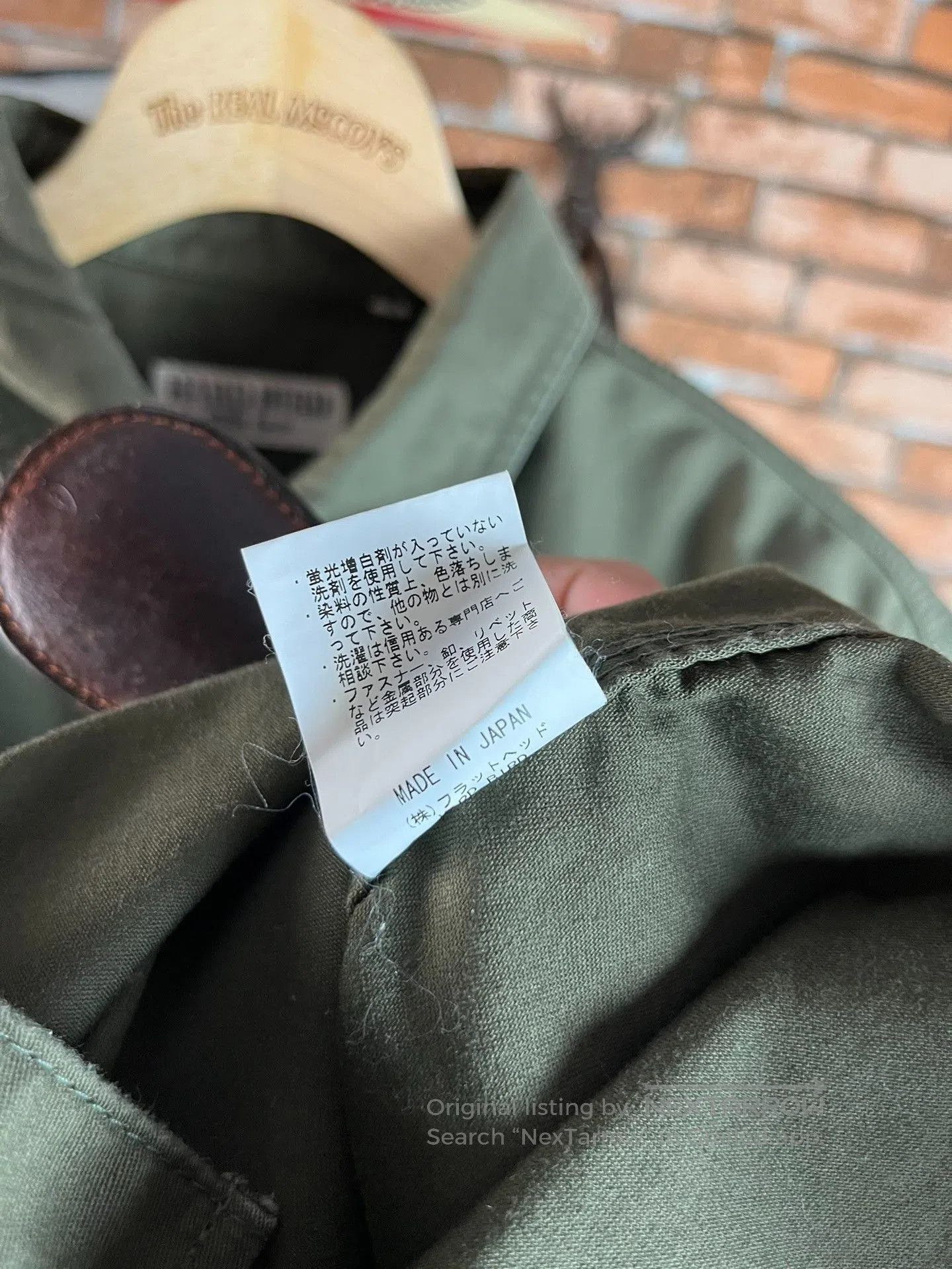 The Flat Head THE FLAT HEAD Military Shirt. Size US XXS / EU 40 - 4 Thumbnail