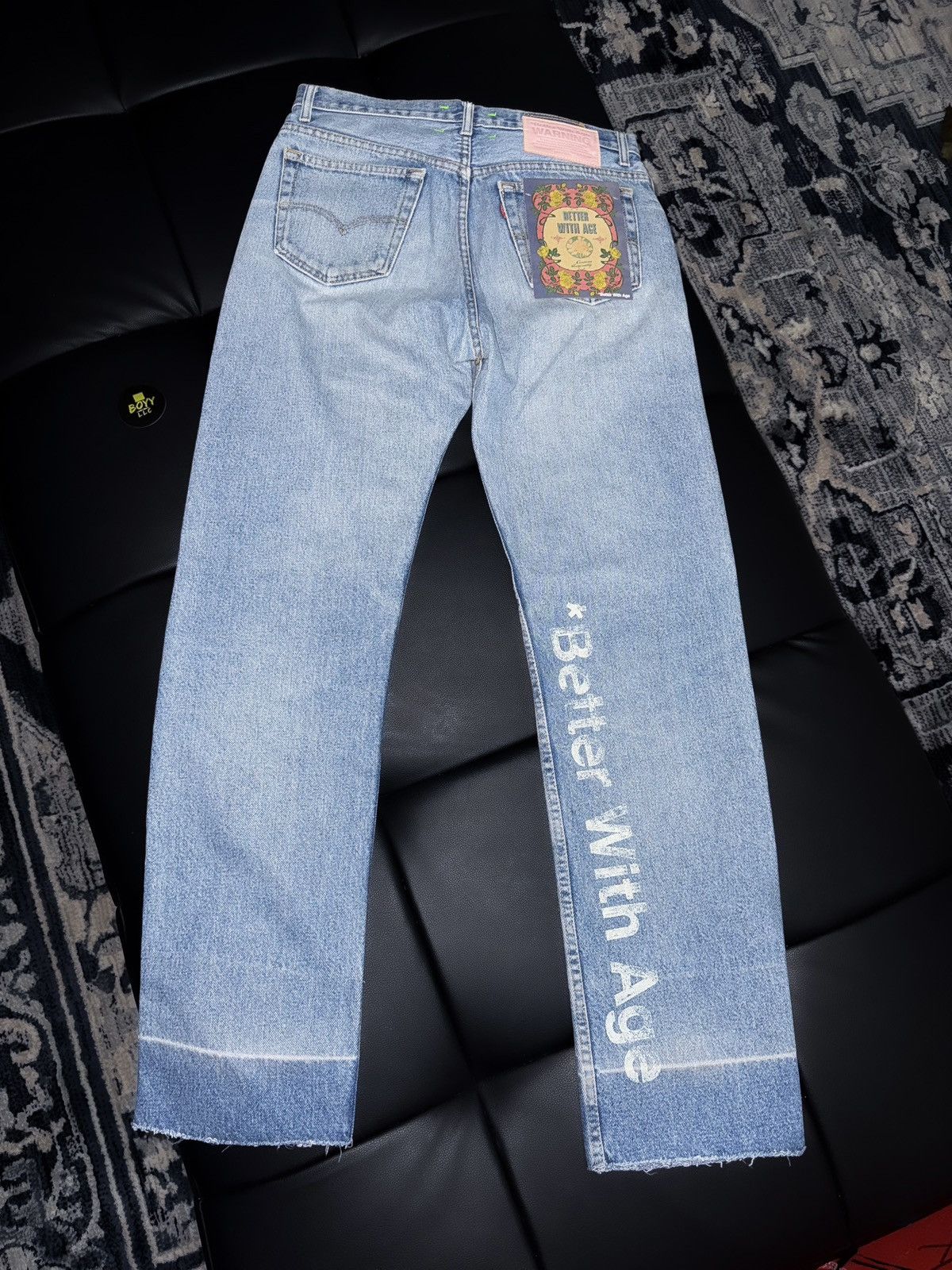 Better With Age Better with age logo jeans Size US 34 / EU 50 - 5 Thumbnail