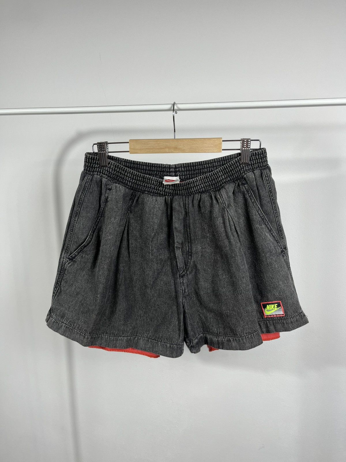 Nike Vintage Nike Made in Italy Denim Shorts Andre Agassi L Size US 34 / EU 50 - 1 Thumbnail
