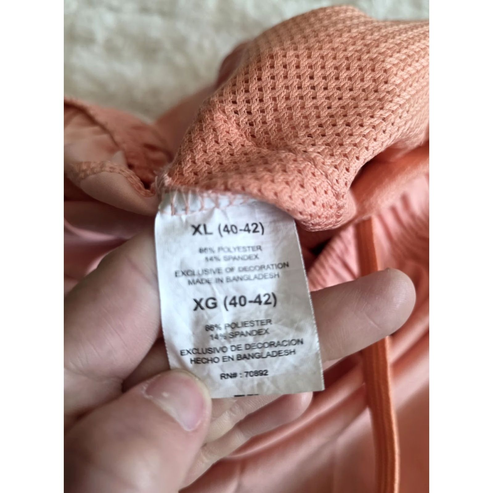 2XU 2XU Men's Unipro Quick Dry Athletic Running Shorts Peach XL Orange Athletic Stretch Mens Size US 36 / EU 52 - 5 Thumbnail