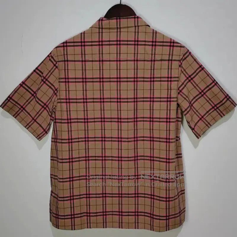 Burberry Burberry Women's Plaid Short Sleeve Shirt. Size L / US 10 / IT 46 - 2 Thumbnail