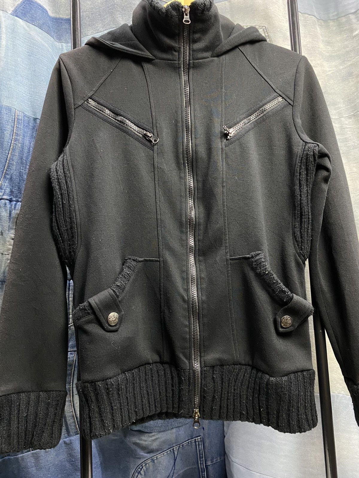 Hysteric Glamour × If Six Was Nine × Japanese Brand daily news gothic black faded hoodie ifsixwasnine style Size US M / EU 48-50 / 2 - 5 Thumbnail