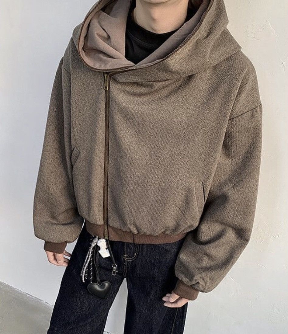Japanese Brand 2 way Zip Outer Hoodie Size US XXL / EU 58 / 5 - 5 Thumbnail