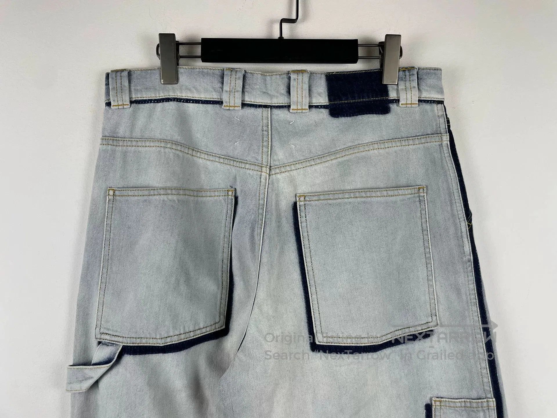 Maison Margiela Maison Margiela Washed Denim Wide-Leg Pants. Size US 31 - 3 Thumbnail
