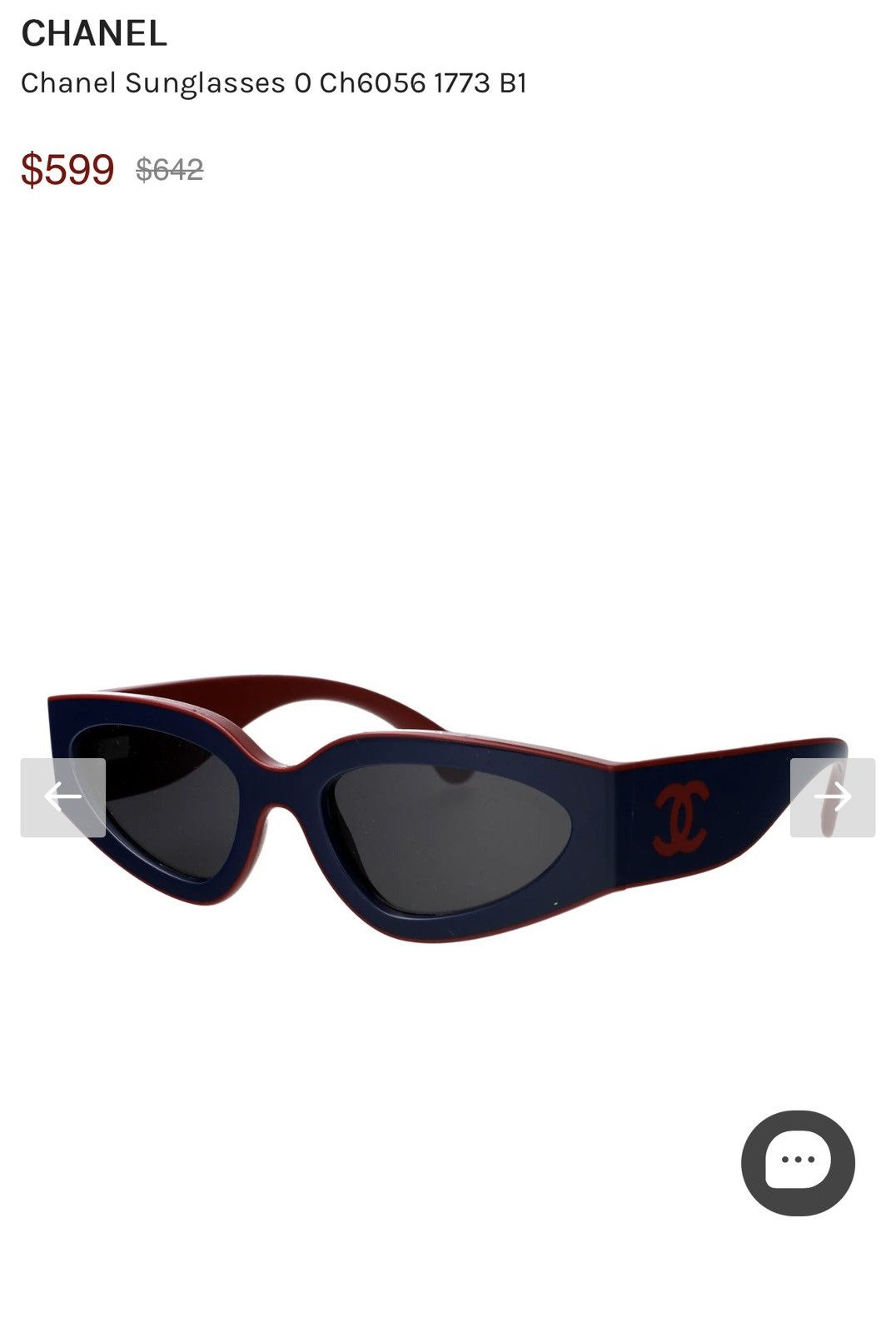 Chanel CHANEL Cat Eye Sunglasses 0 Ch6056 1773 B1 Size ONE SIZE - 7 Thumbnail