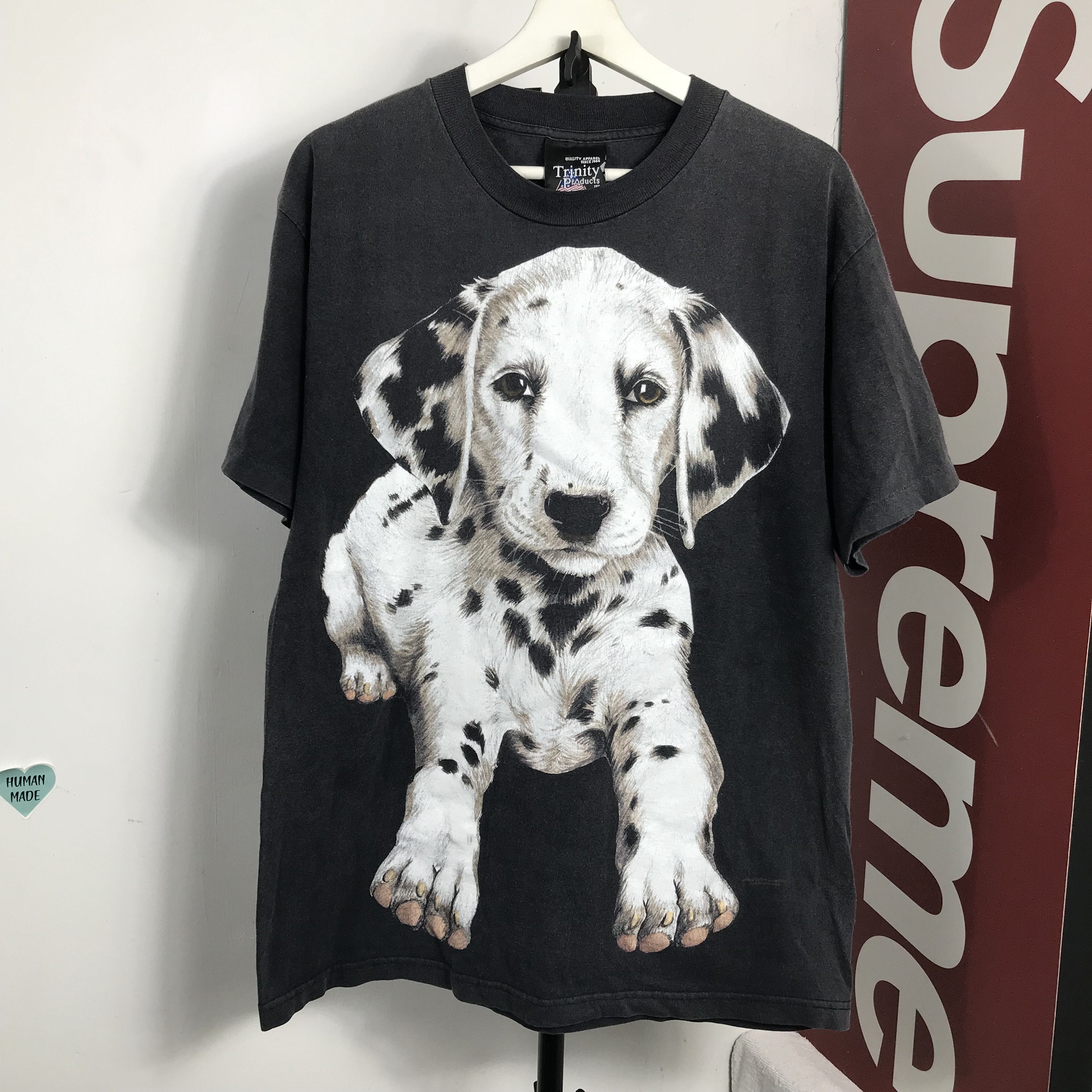 90s Faded Guard Dog Tee Oldtee /Left over tee /Photofolio