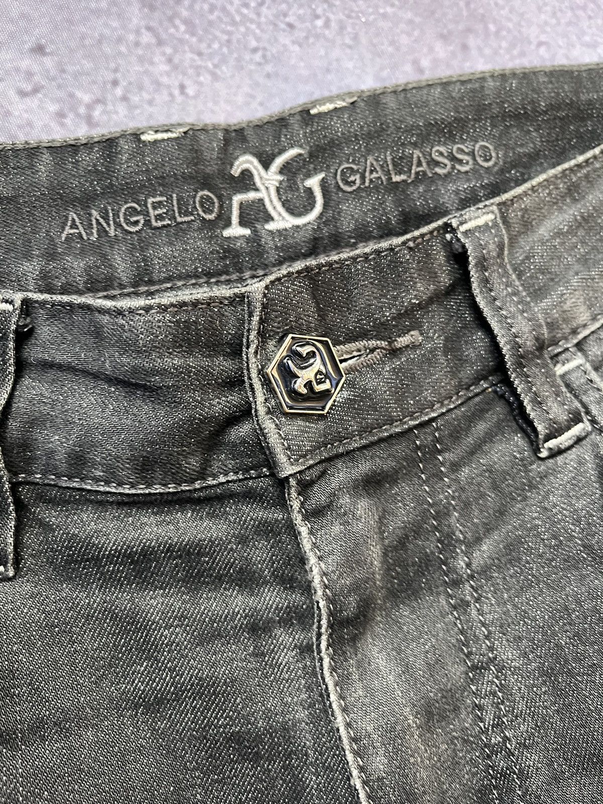 Angelo Galasso Angelo Galasso Italy black jeans Size US 31 - 3 Thumbnail