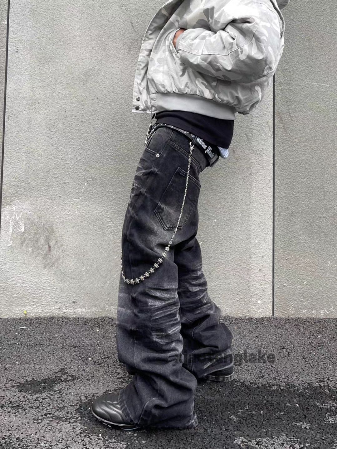 Jean xz vintage distressed faded cleanfit punk grunge jeans Size US 32 / EU 48 - 4 Thumbnail